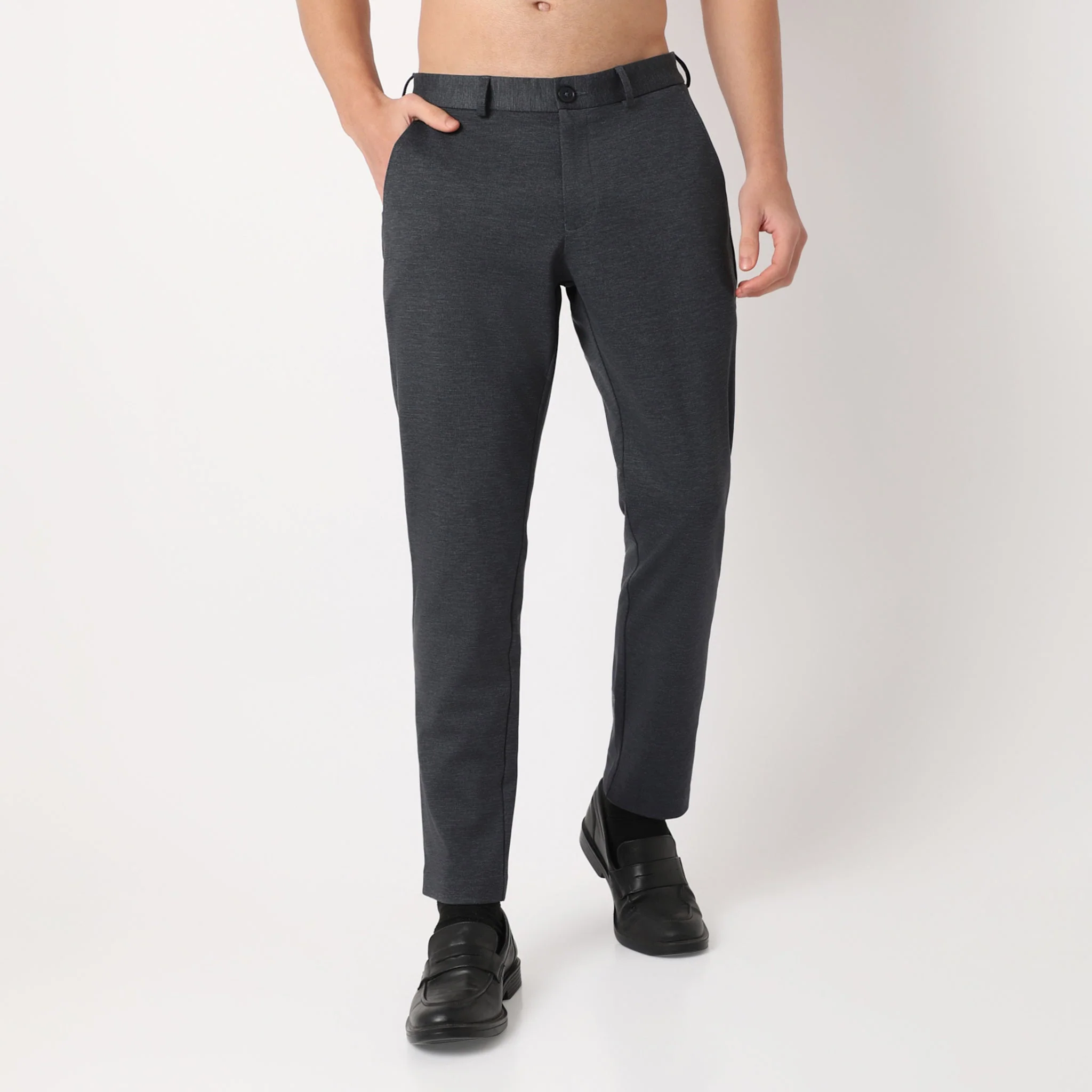 Crop Flex Pants - Ultra-Stretch Travel Friendly Crop Length With Secure Zip Pocket - Image 66