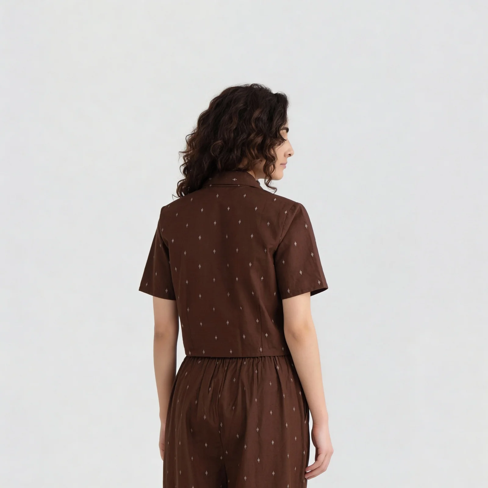 Cotton Printed Crop Top - Image 3