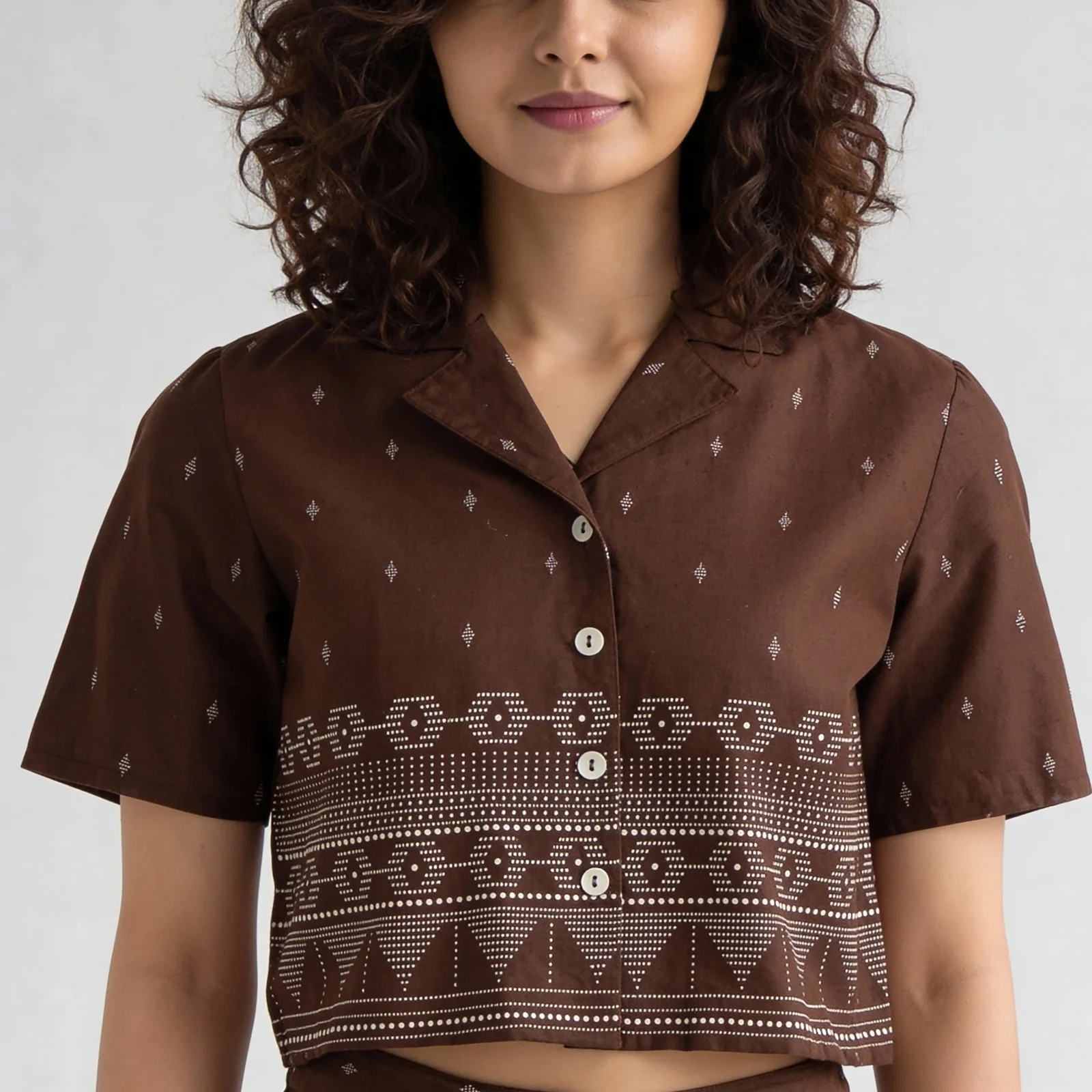 Cotton Printed Crop Top - Image 4
