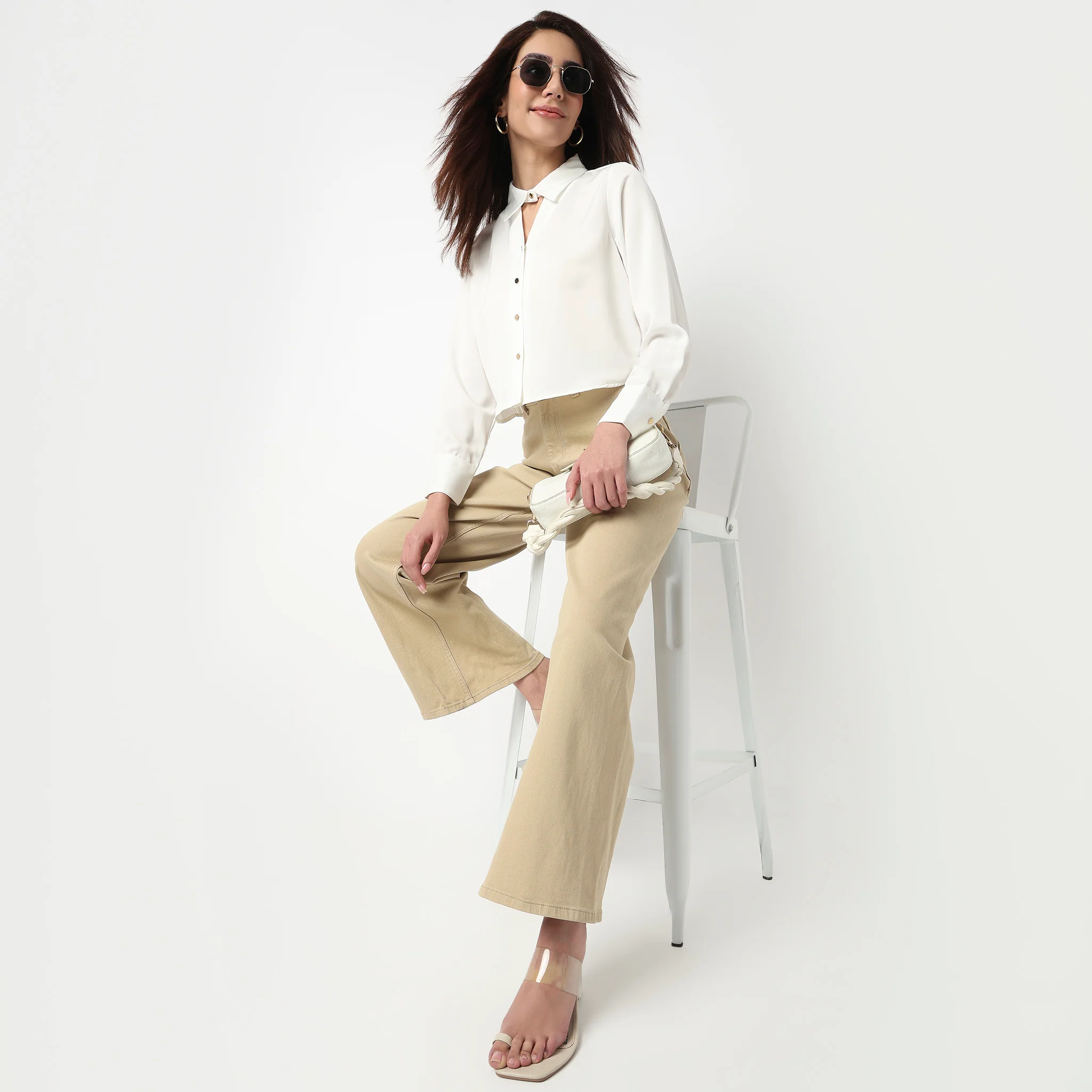 Cropped Full Sleeve Shirt - Image 10