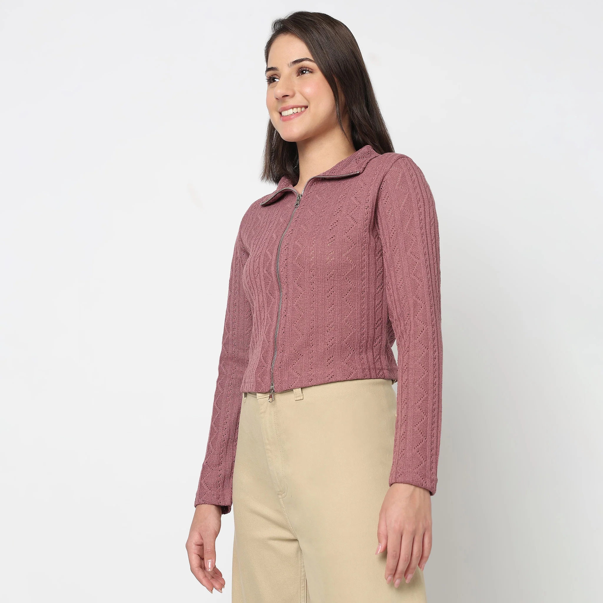 Cropped Structured T-Shirt - Image 5