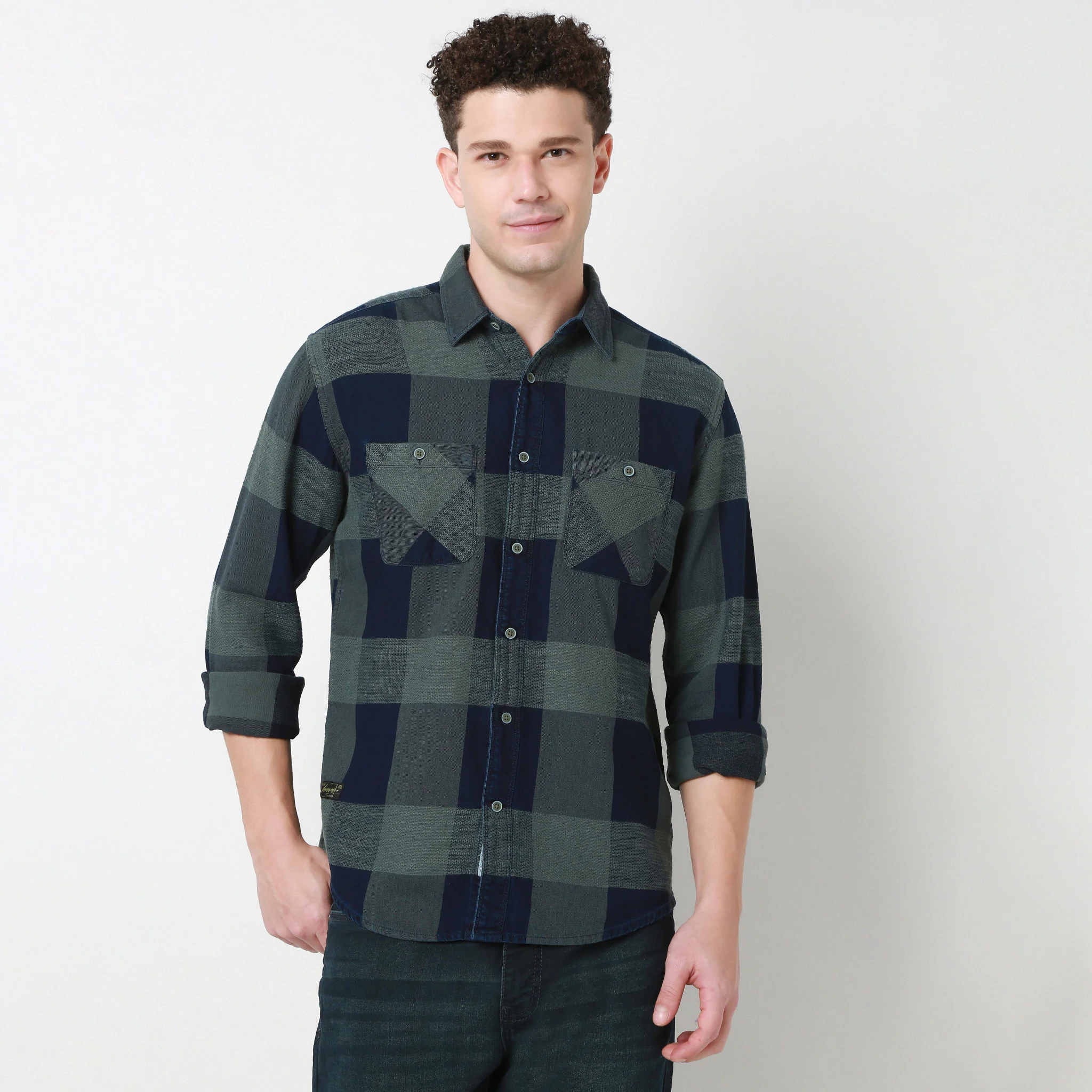 Cruiser Indigo Checkered Shirt - Image 2