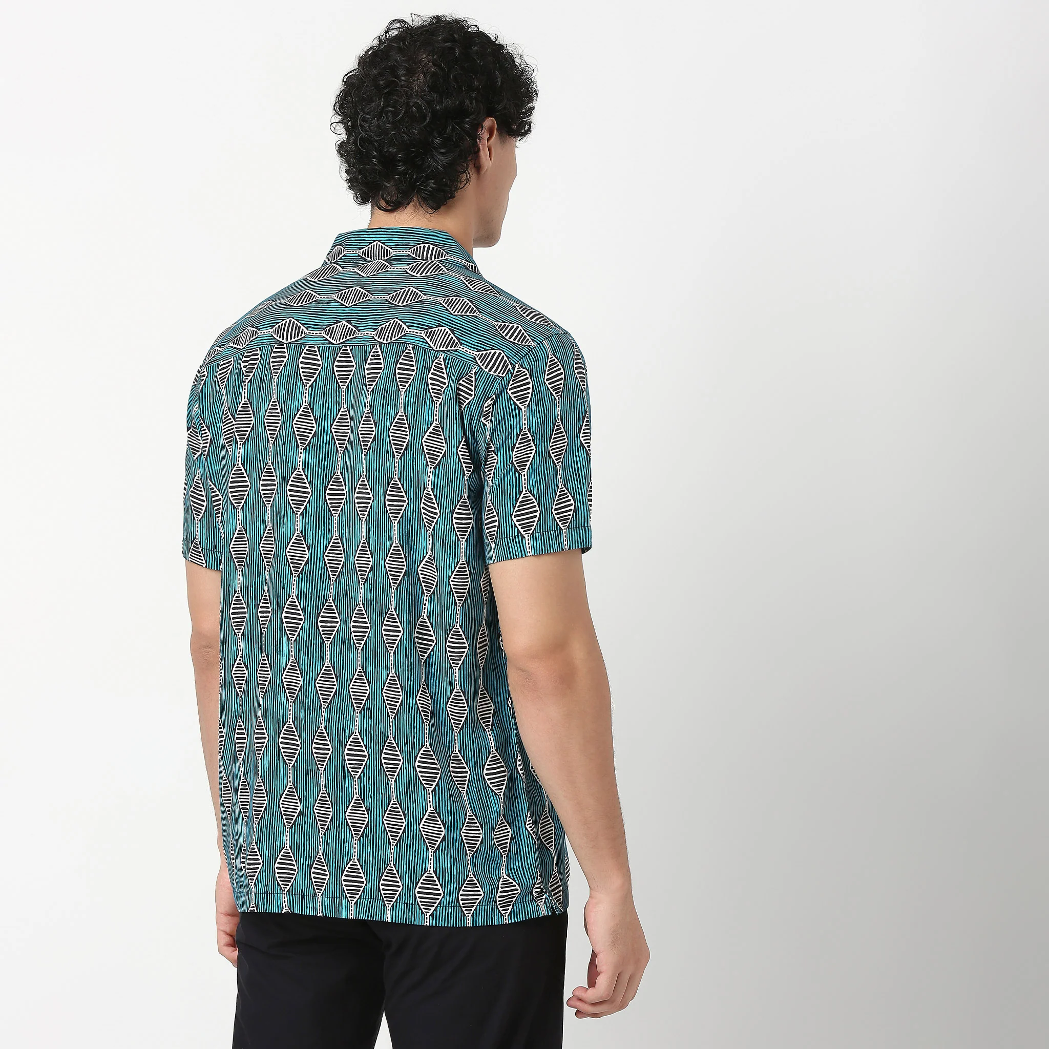 Cuban Printed Artistry Shirt - Image 3