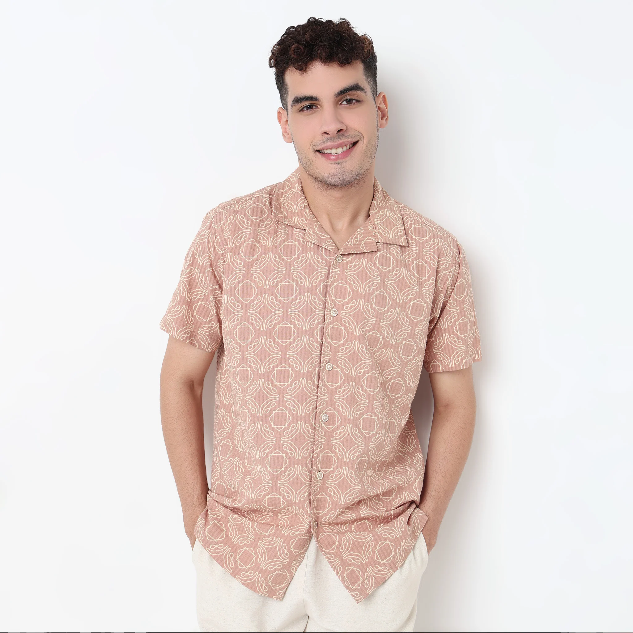 Printed Cuban Shirt