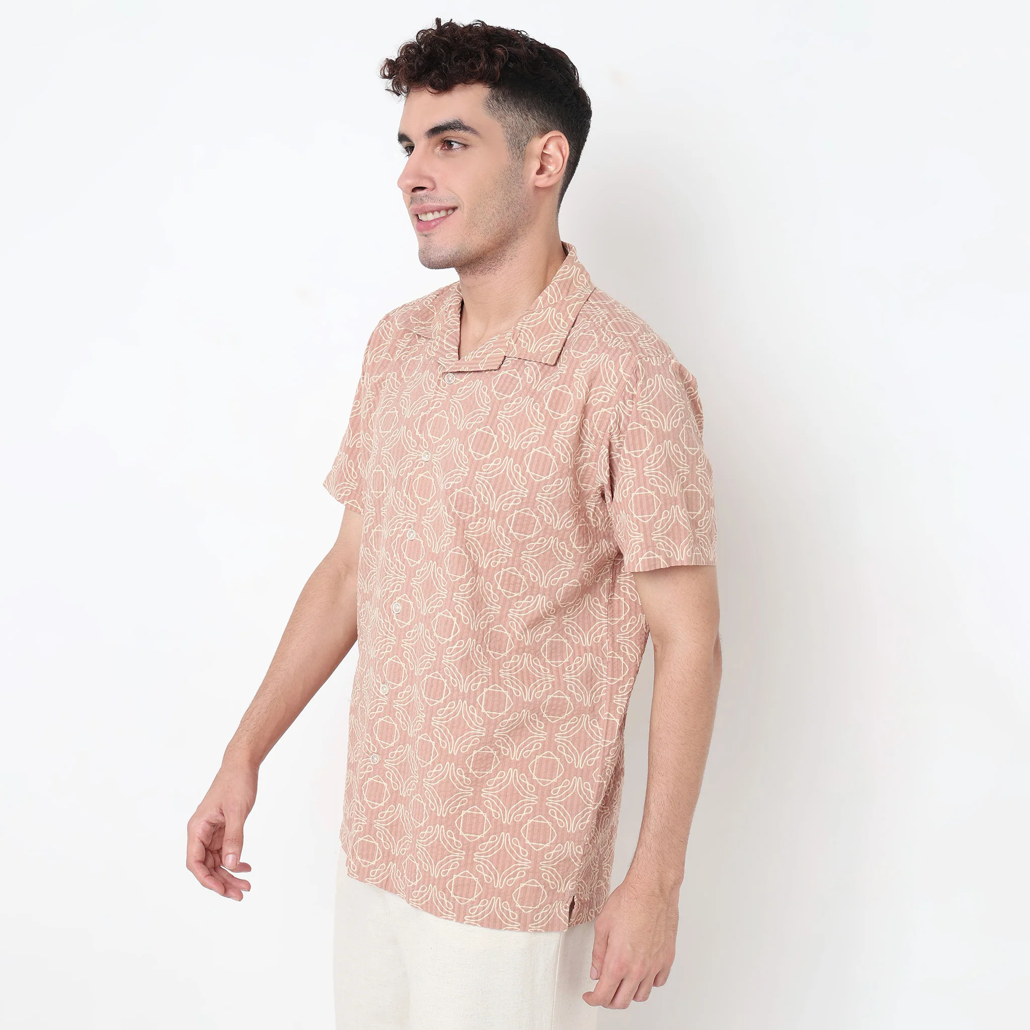 Printed Cuban Shirt - Image 5