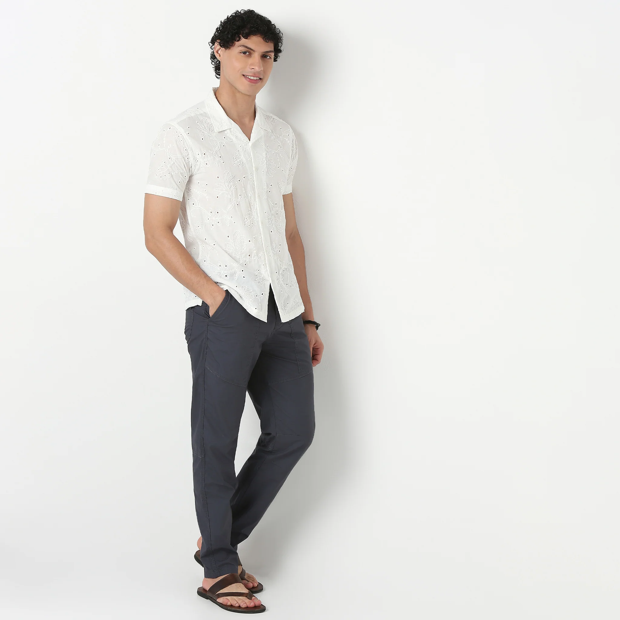 Cuban Schiffli Artistry Shirt