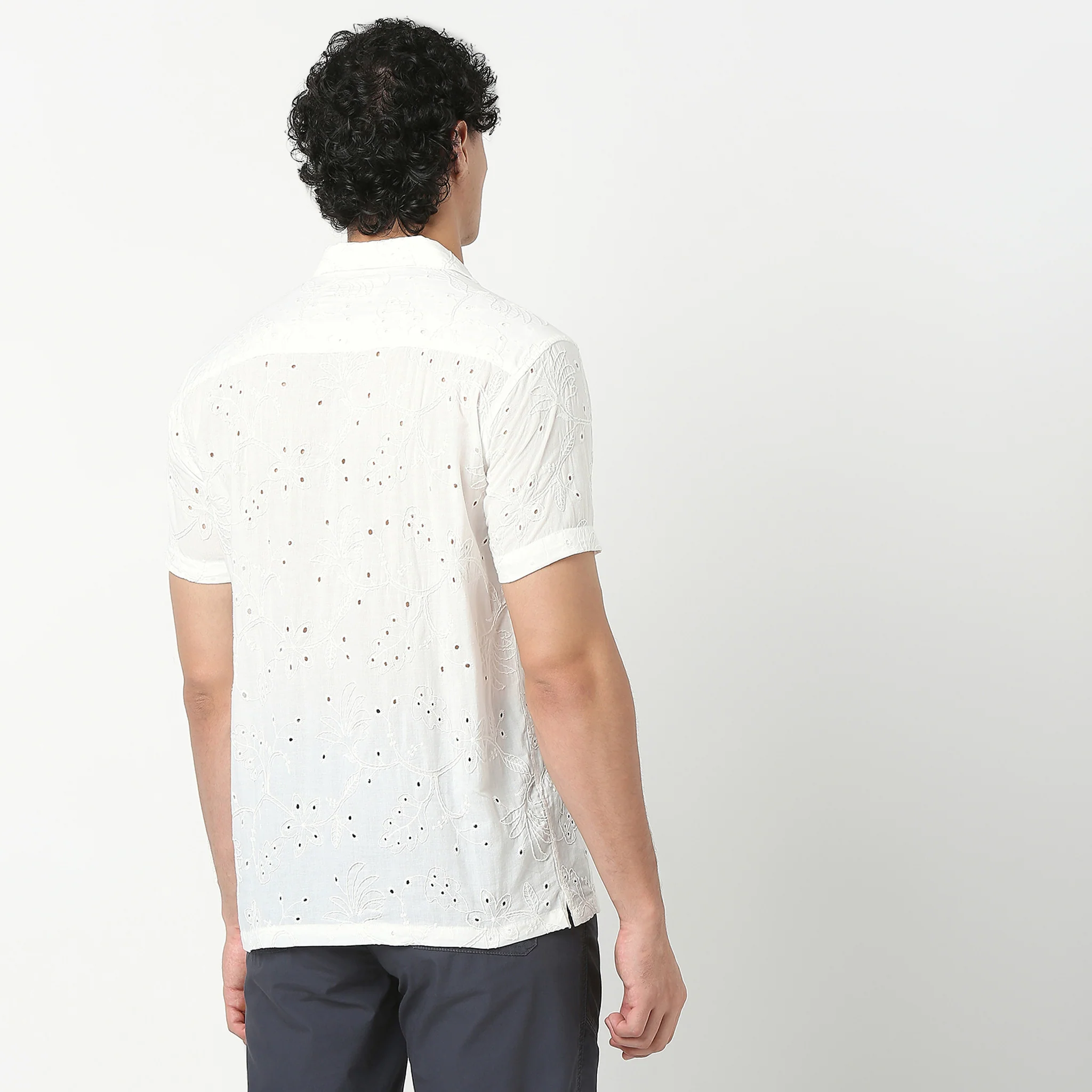 Cuban Schiffli Artistry Shirt - Image 3