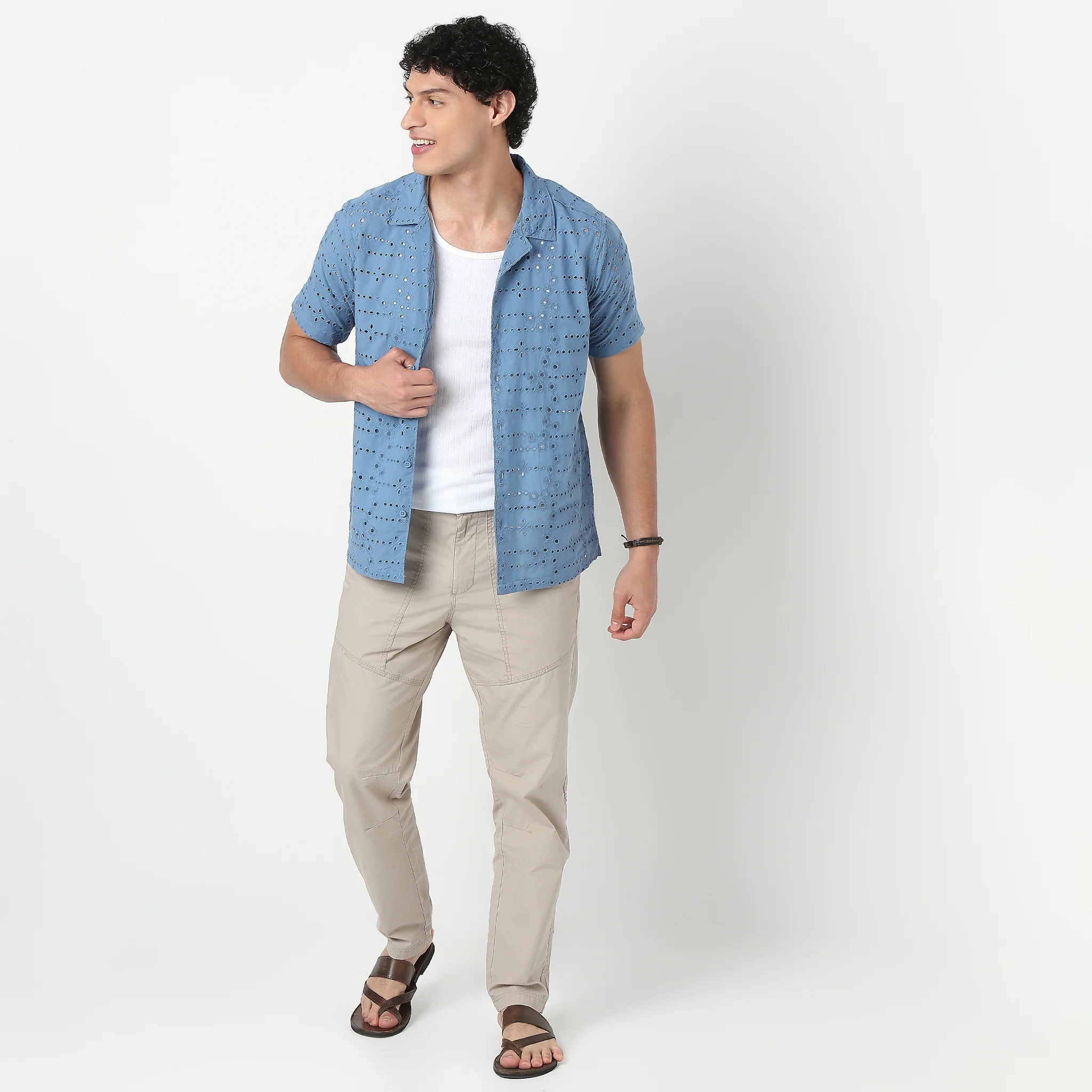 Cuban Schiffli Artistry Shirt