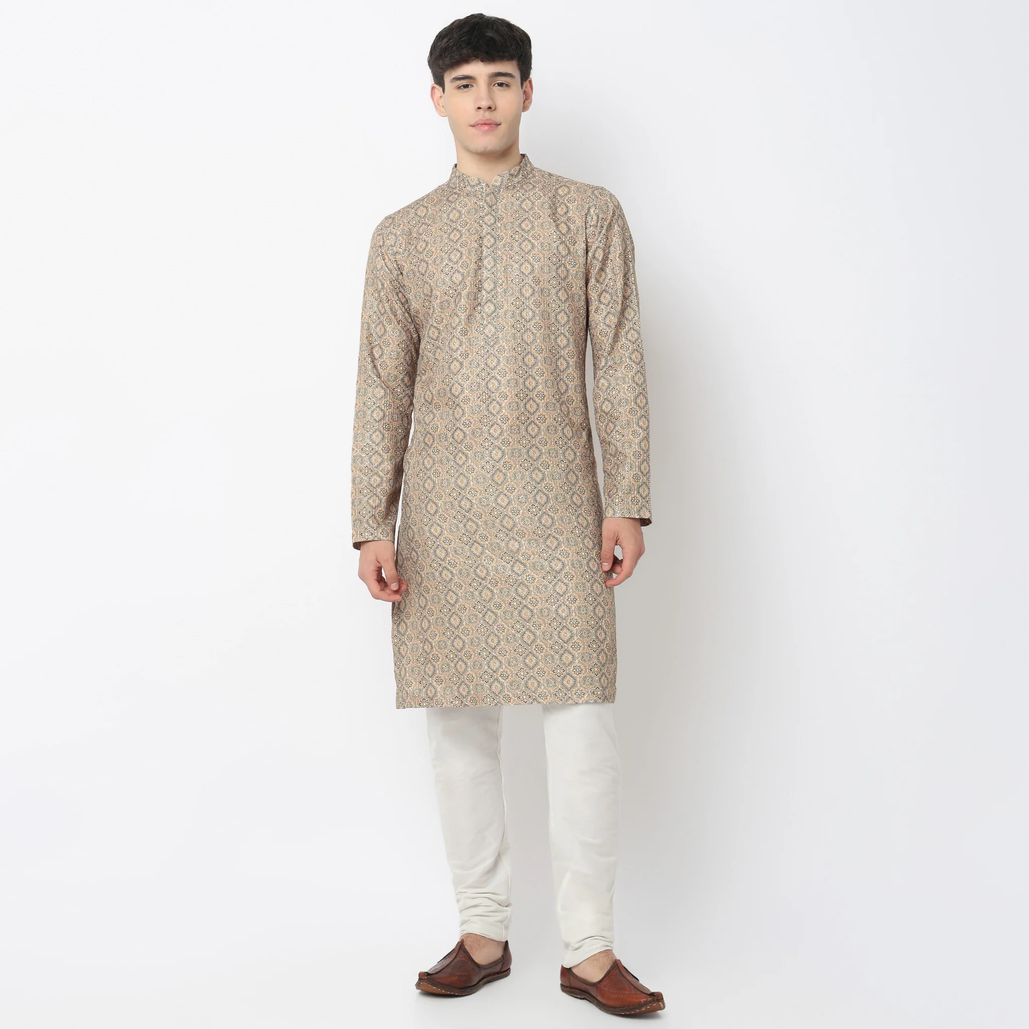 Printed Long Kurta - Image 2