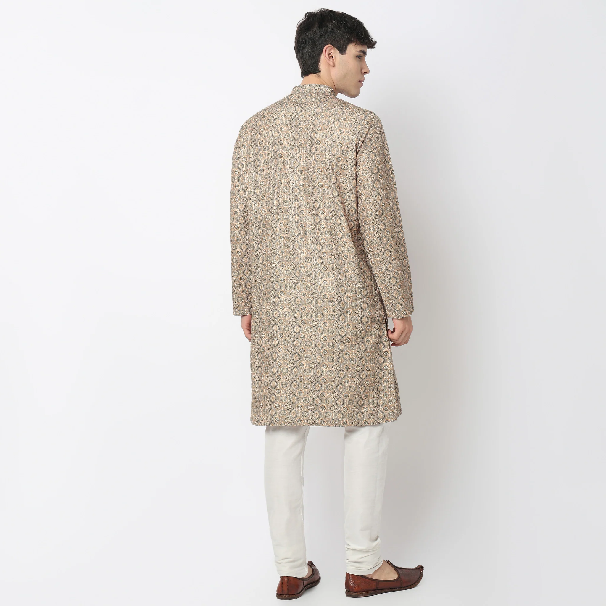 Printed Long Kurta - Image 3