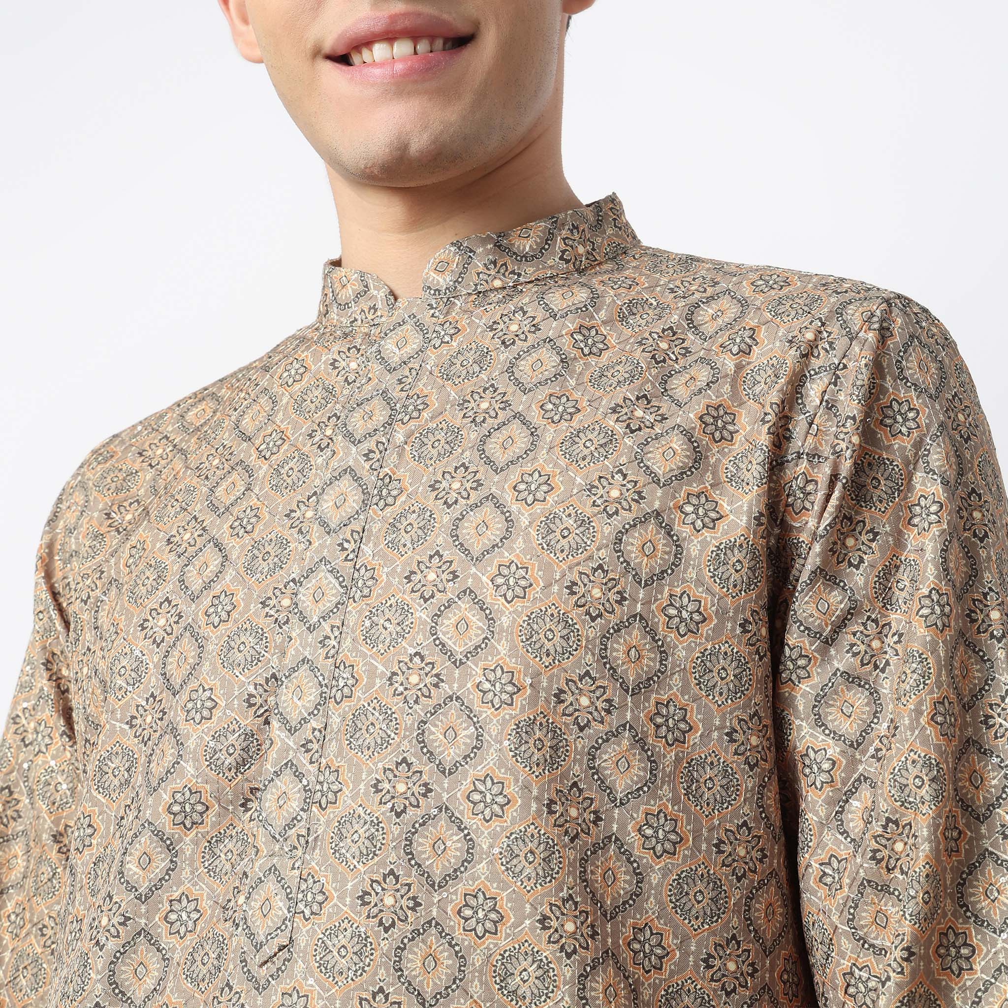 Printed Long Kurta - Image 4