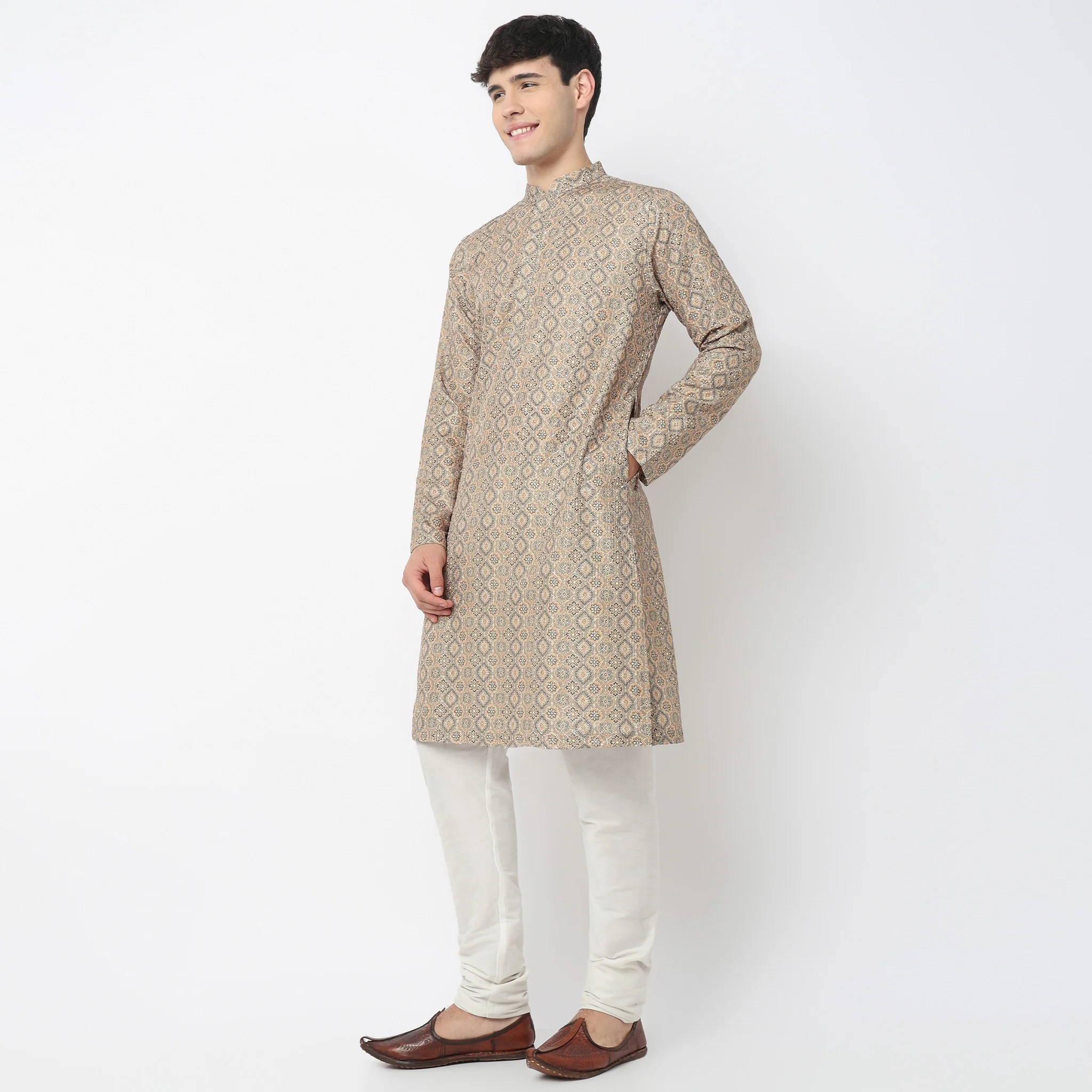 Printed Long Kurta - Image 5
