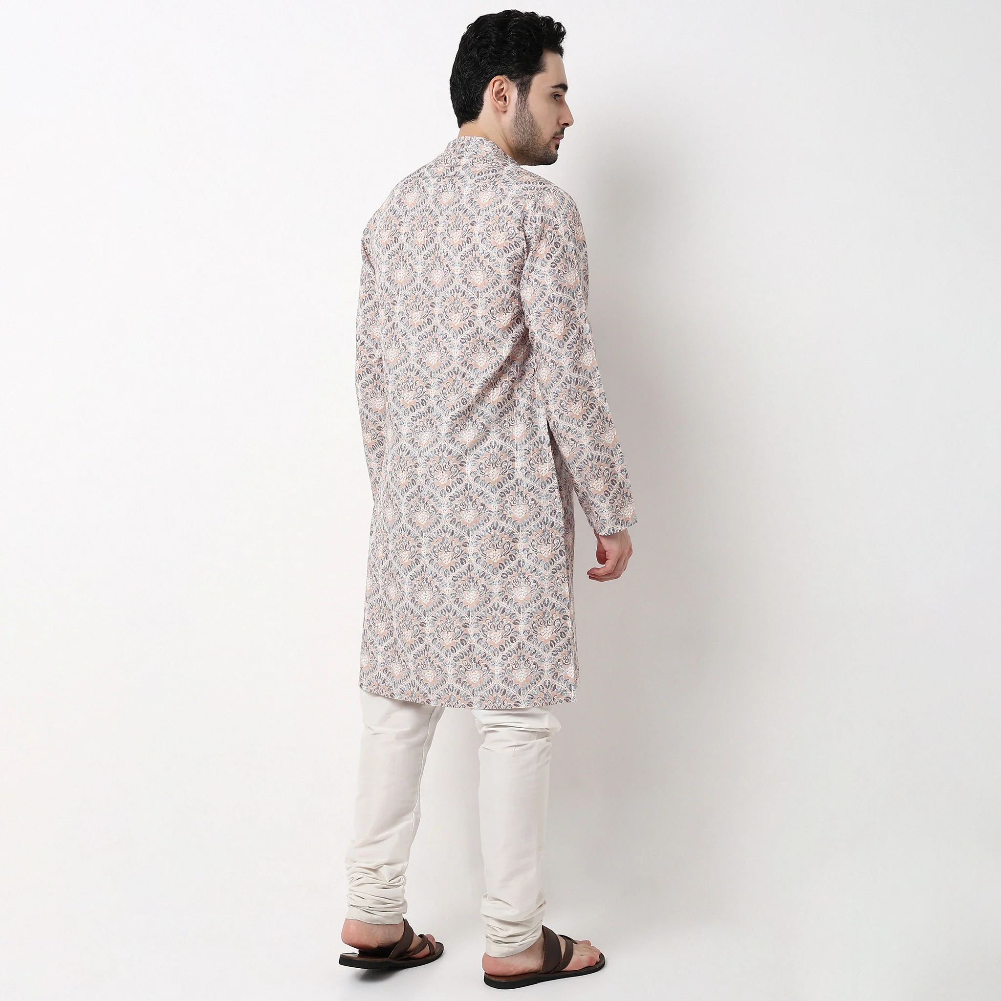 Digi Sequins Long Kurta - Image 3