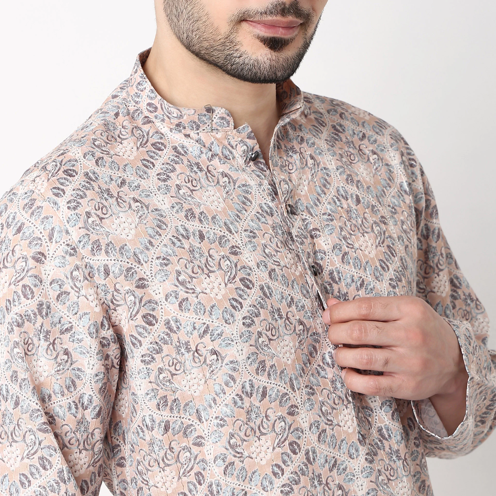 Digi Sequins Long Kurta - Image 4