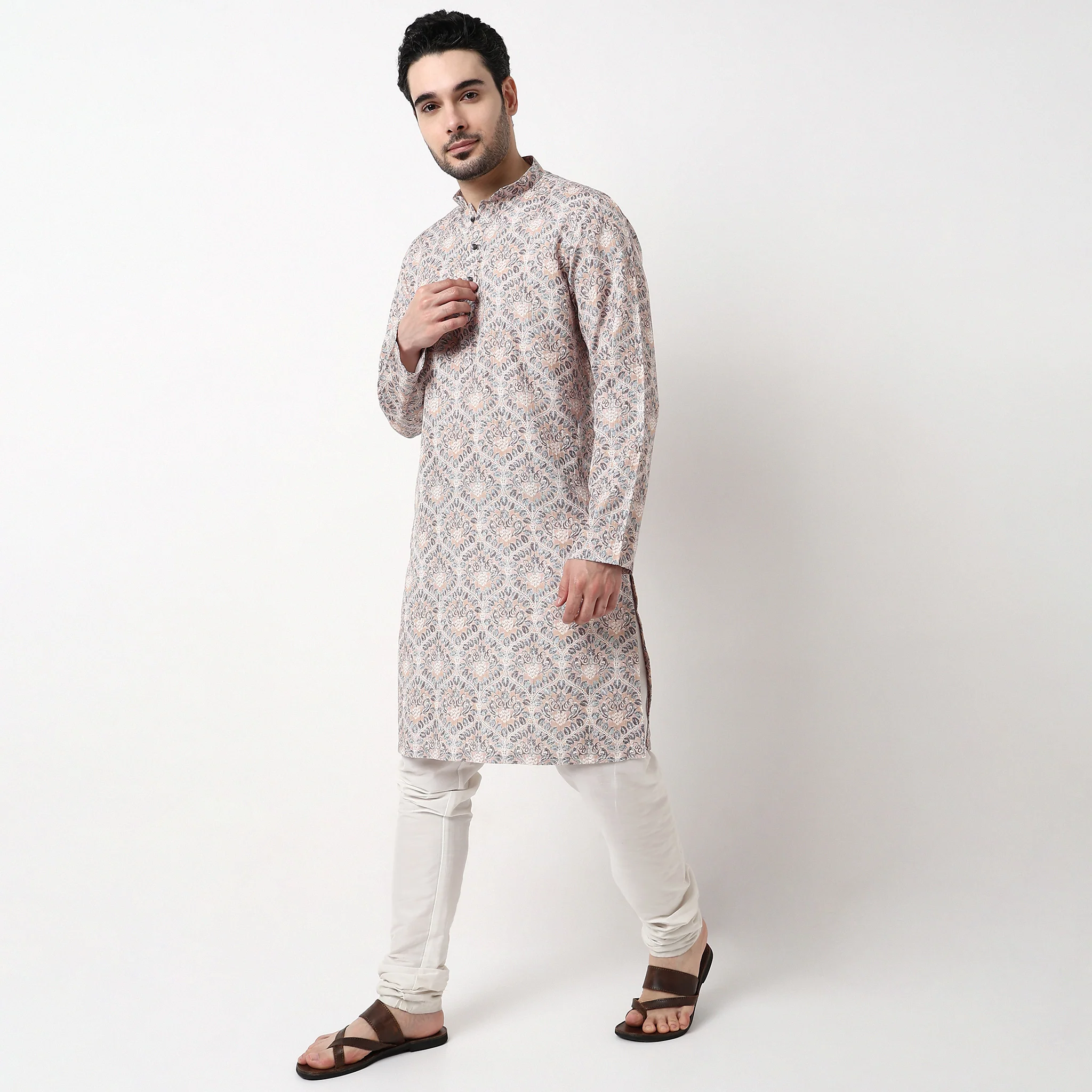 Digi Sequins Long Kurta - Image 5