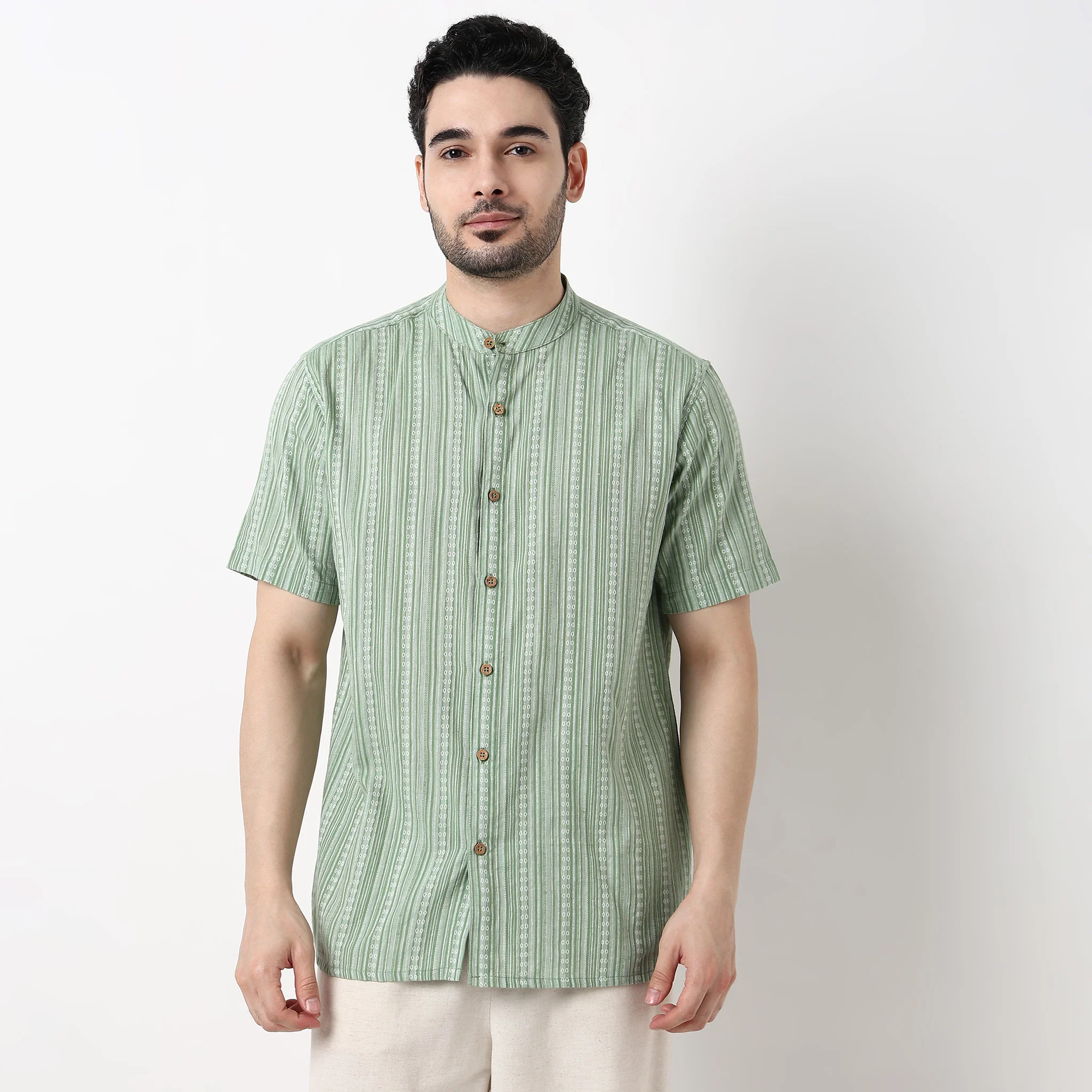 Dobby Striped Shirt - Image 2