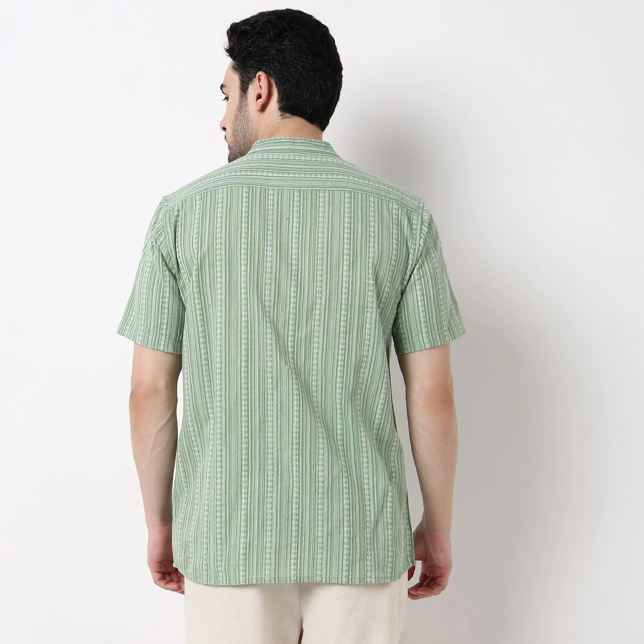 Dobby Striped Shirt - Image 3