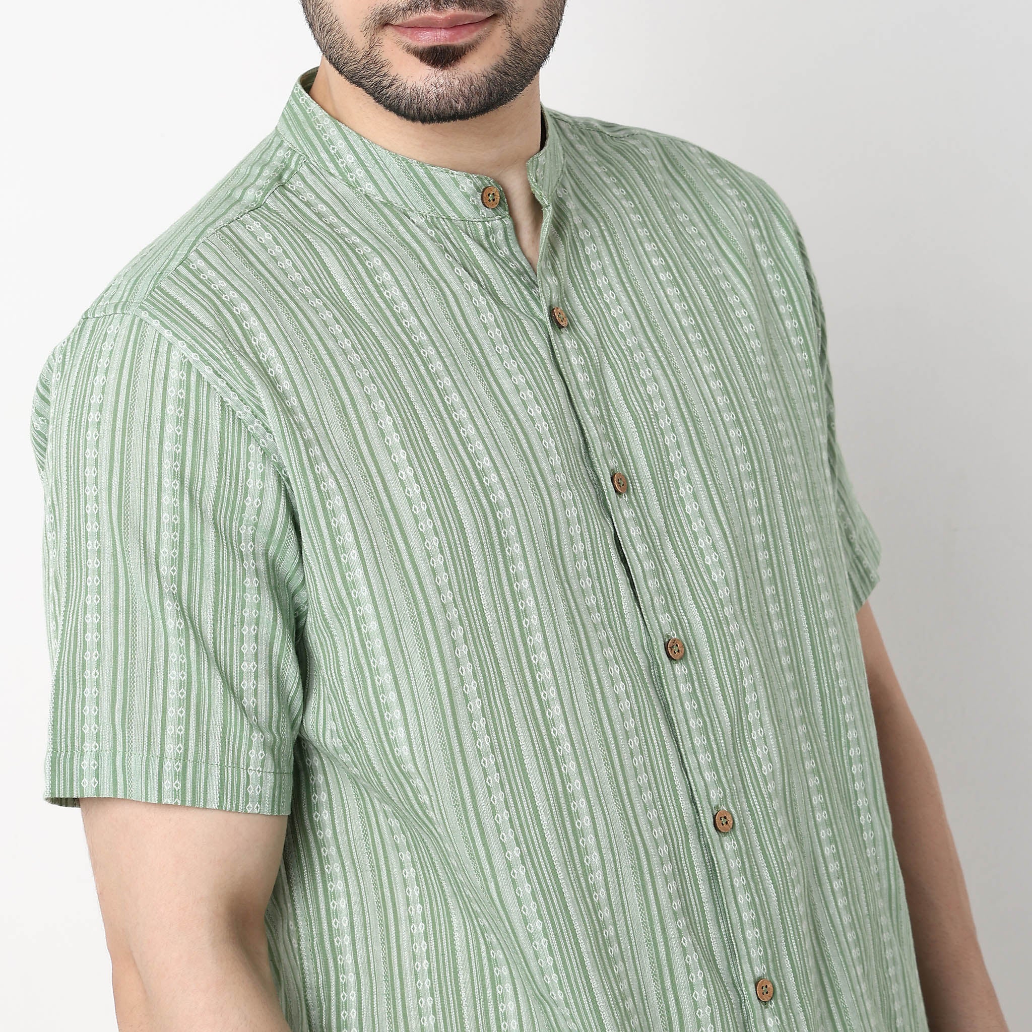 Dobby Striped Shirt - Image 4