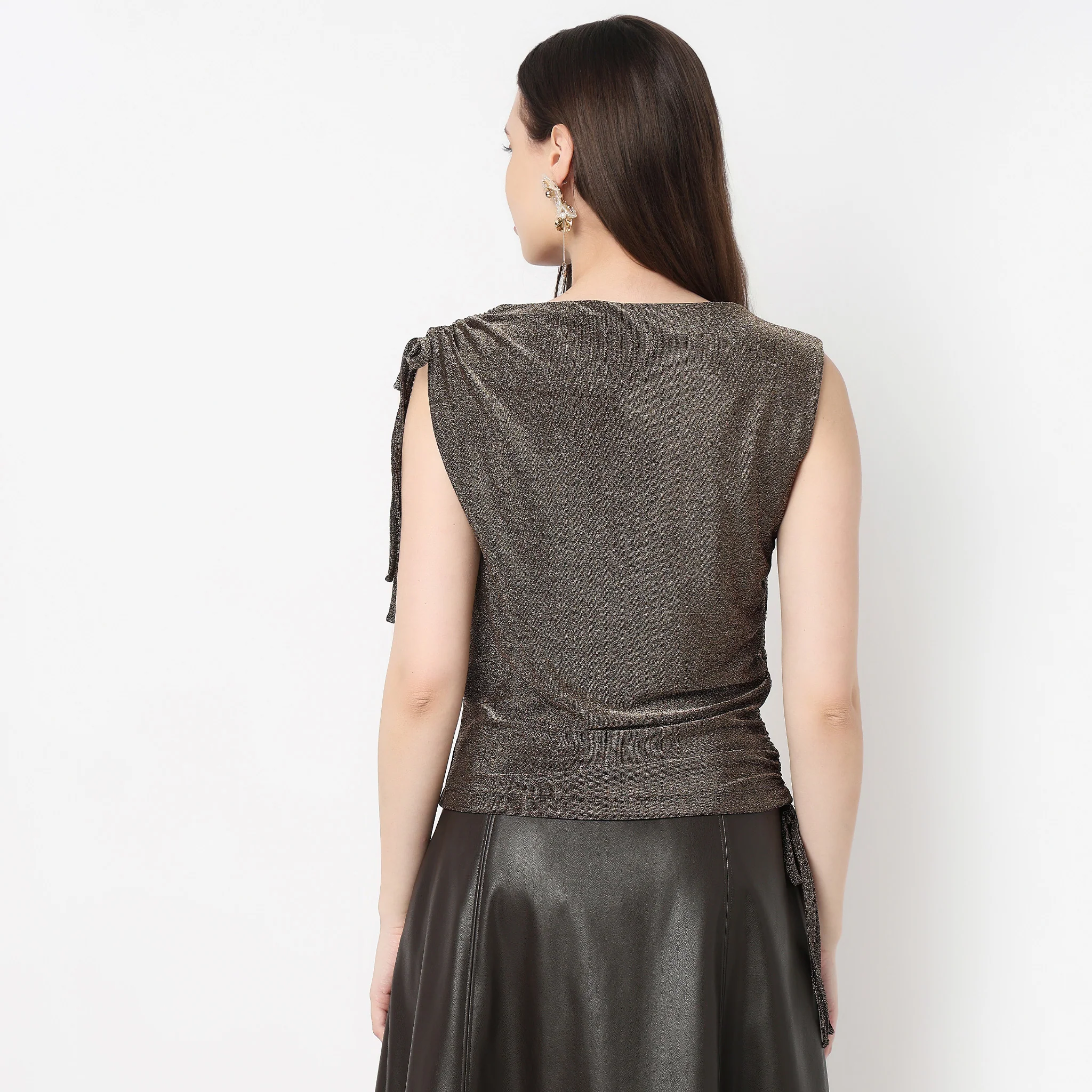 Embellished Boat Neck Top - Image 3