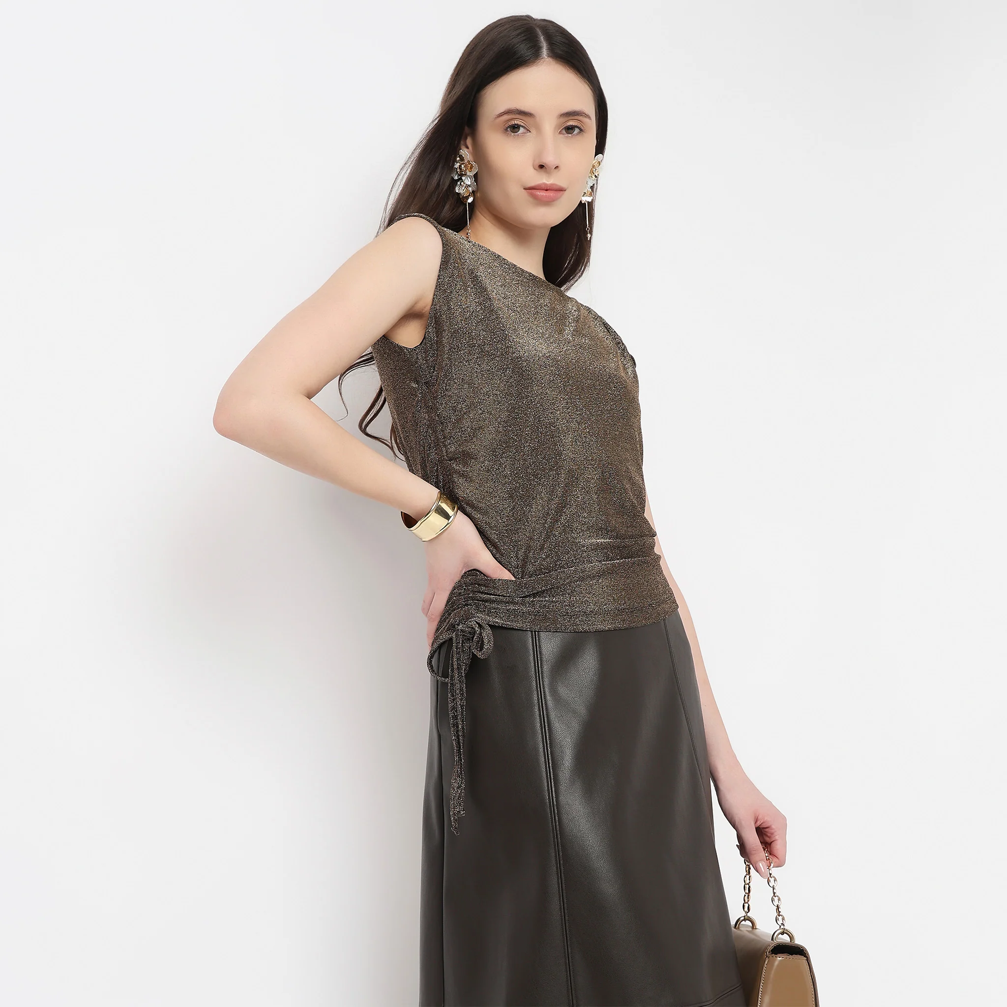 Embellished Boat Neck Top - Image 5