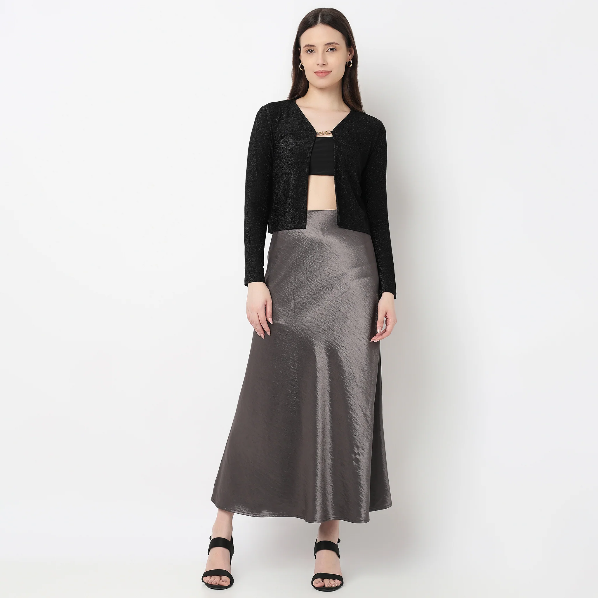 Embellished Cropped Shrug