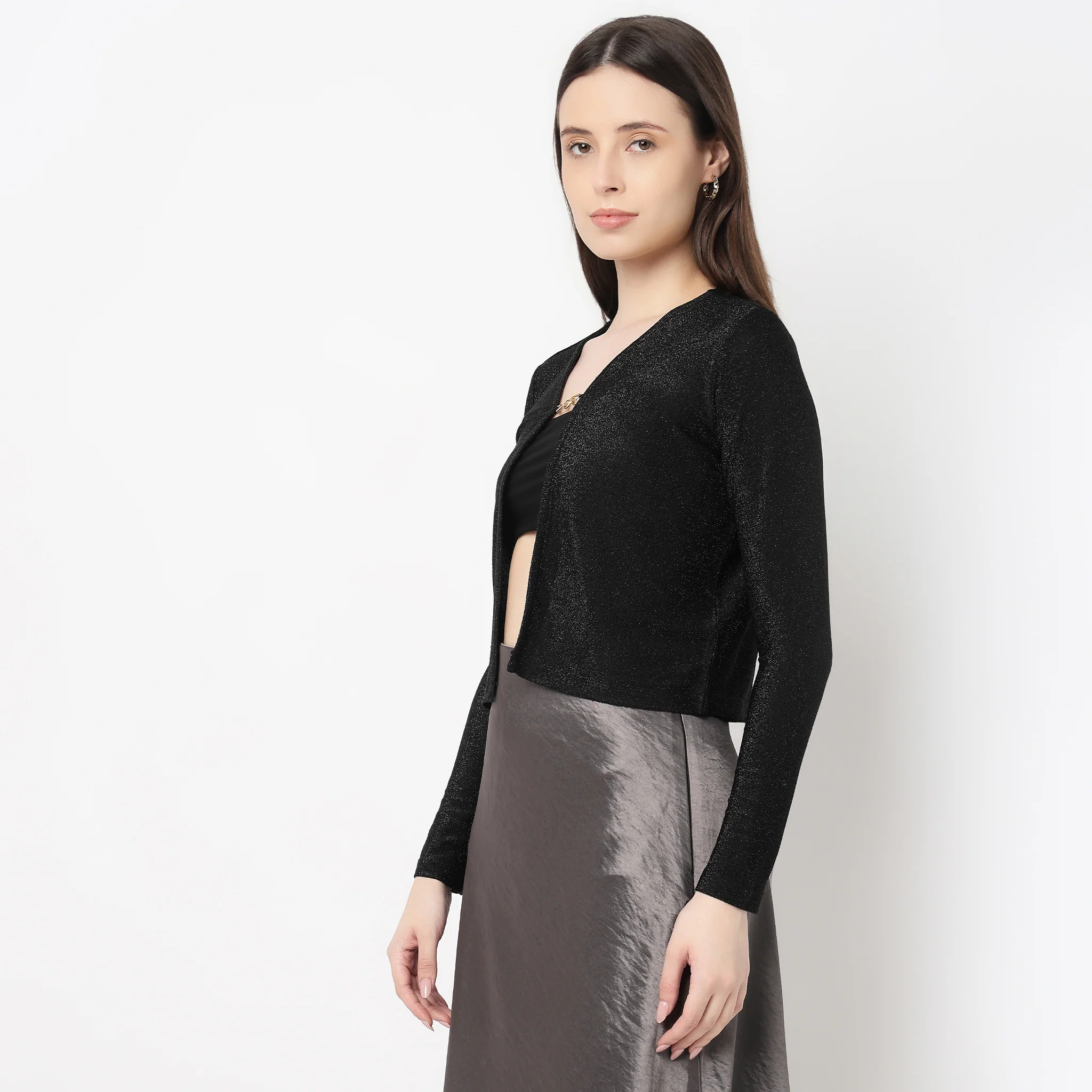 Embellished Cropped Shrug - Image 5
