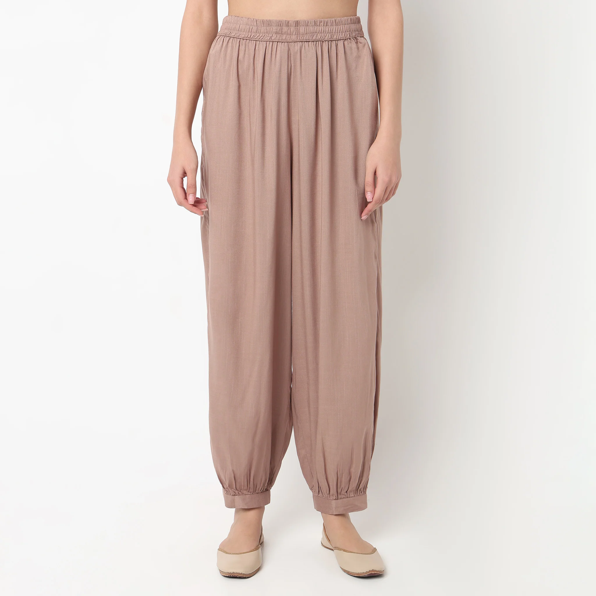 Embroidered Collar Kurta with Pant Set - Image 6