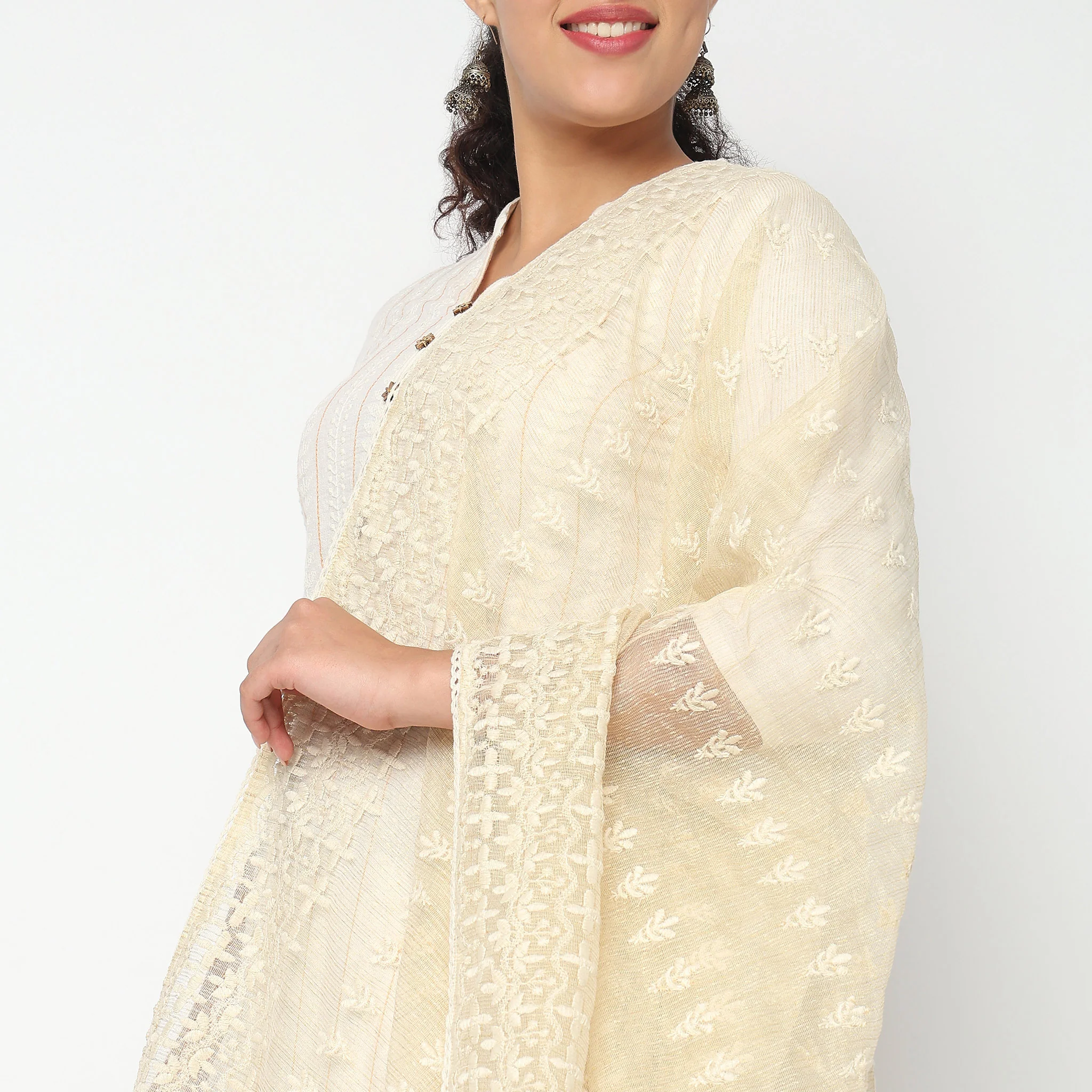 Embroidered Dupatta - Image 3