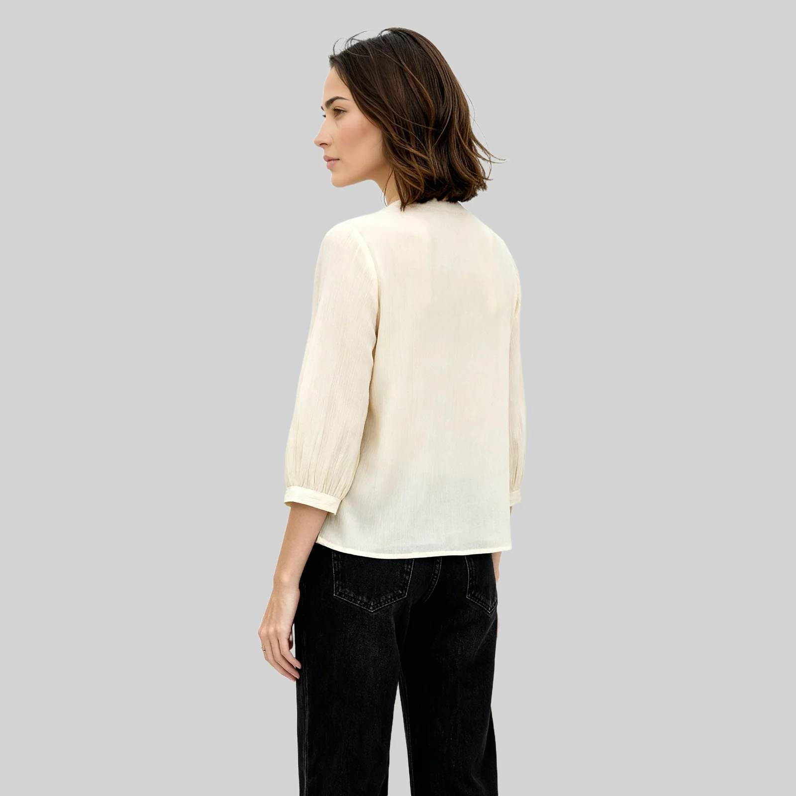 Embroidered Flared Top - Image 3