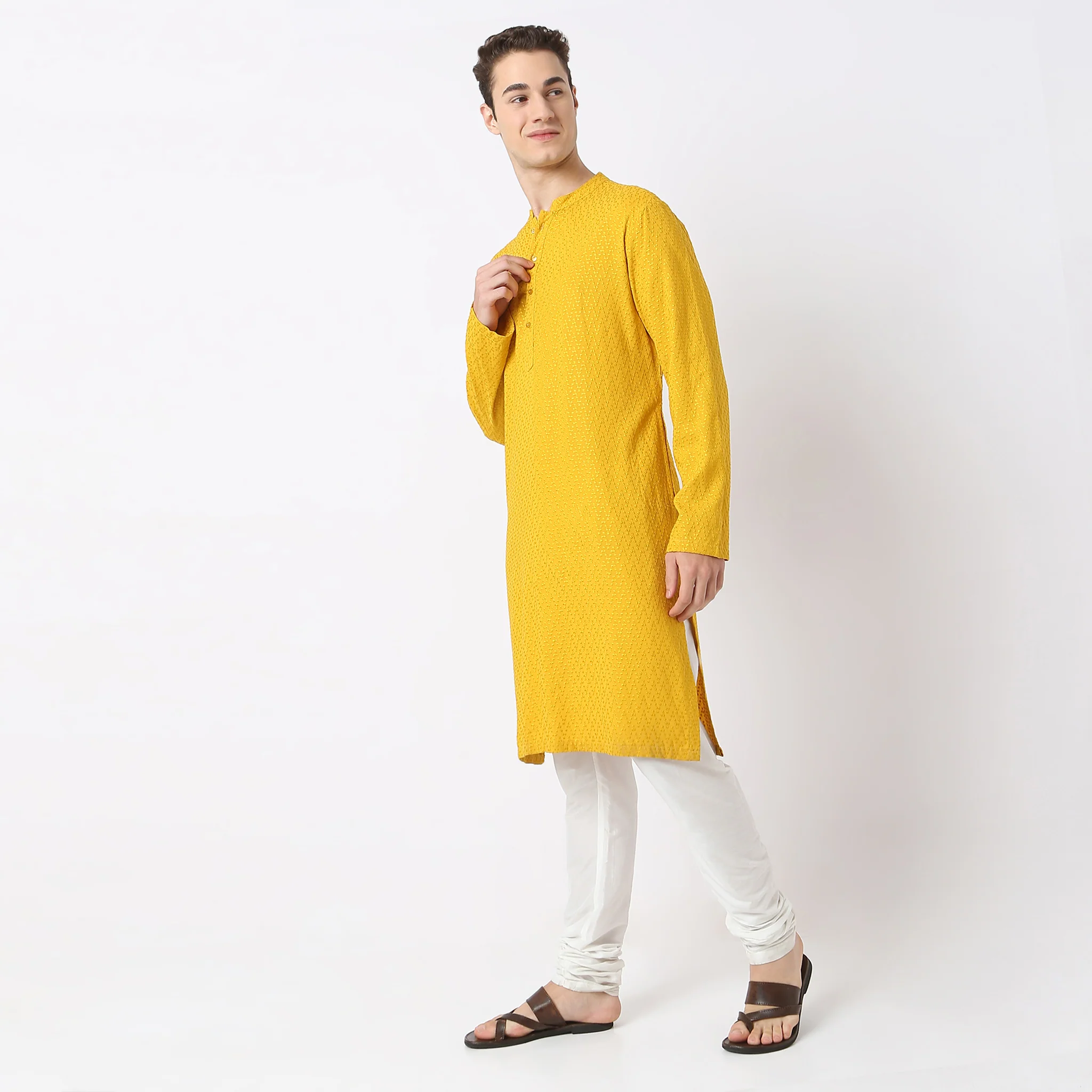 Exquisite Embroidered Straight Kurta - Image 5