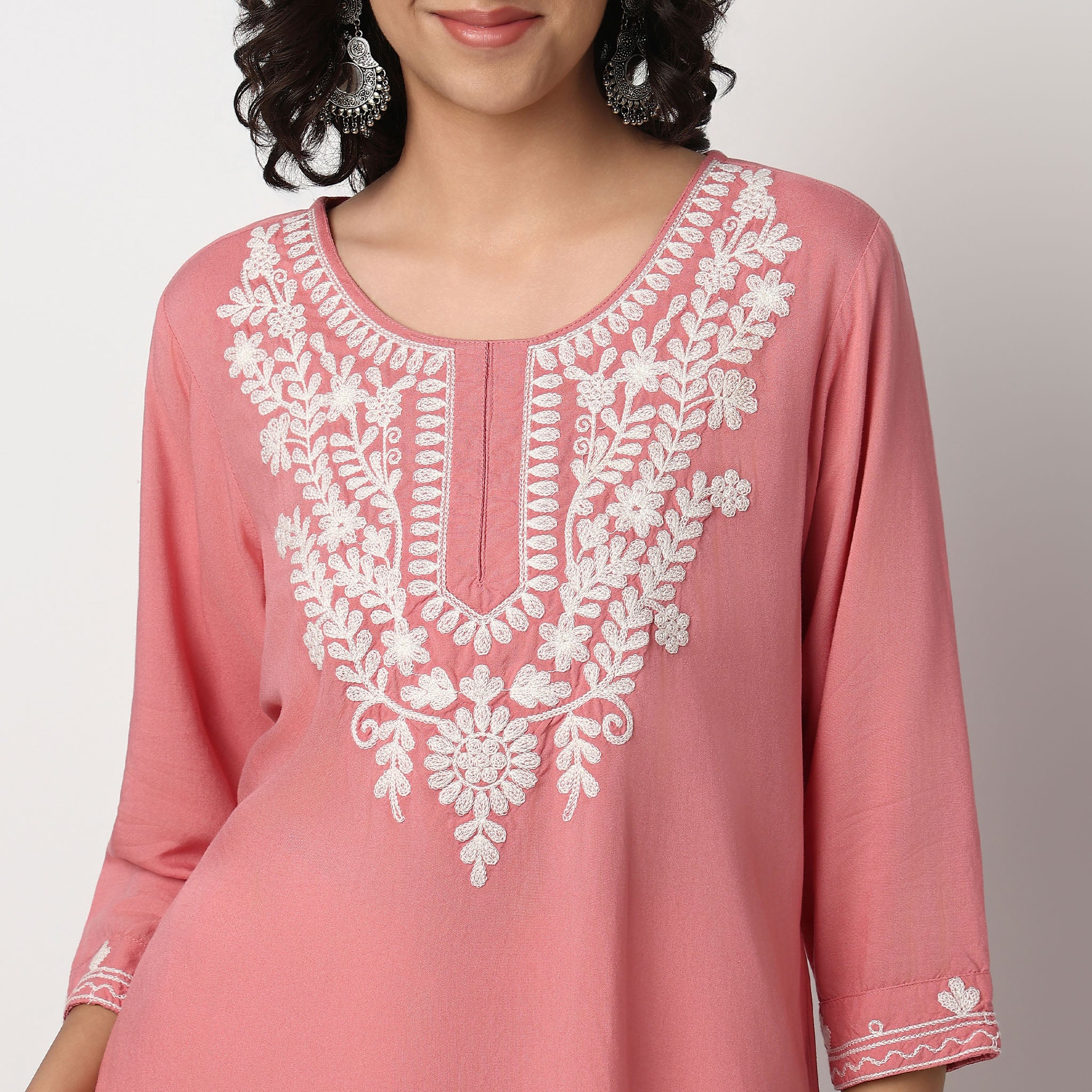 Embroidered Short Kurti - Image 4