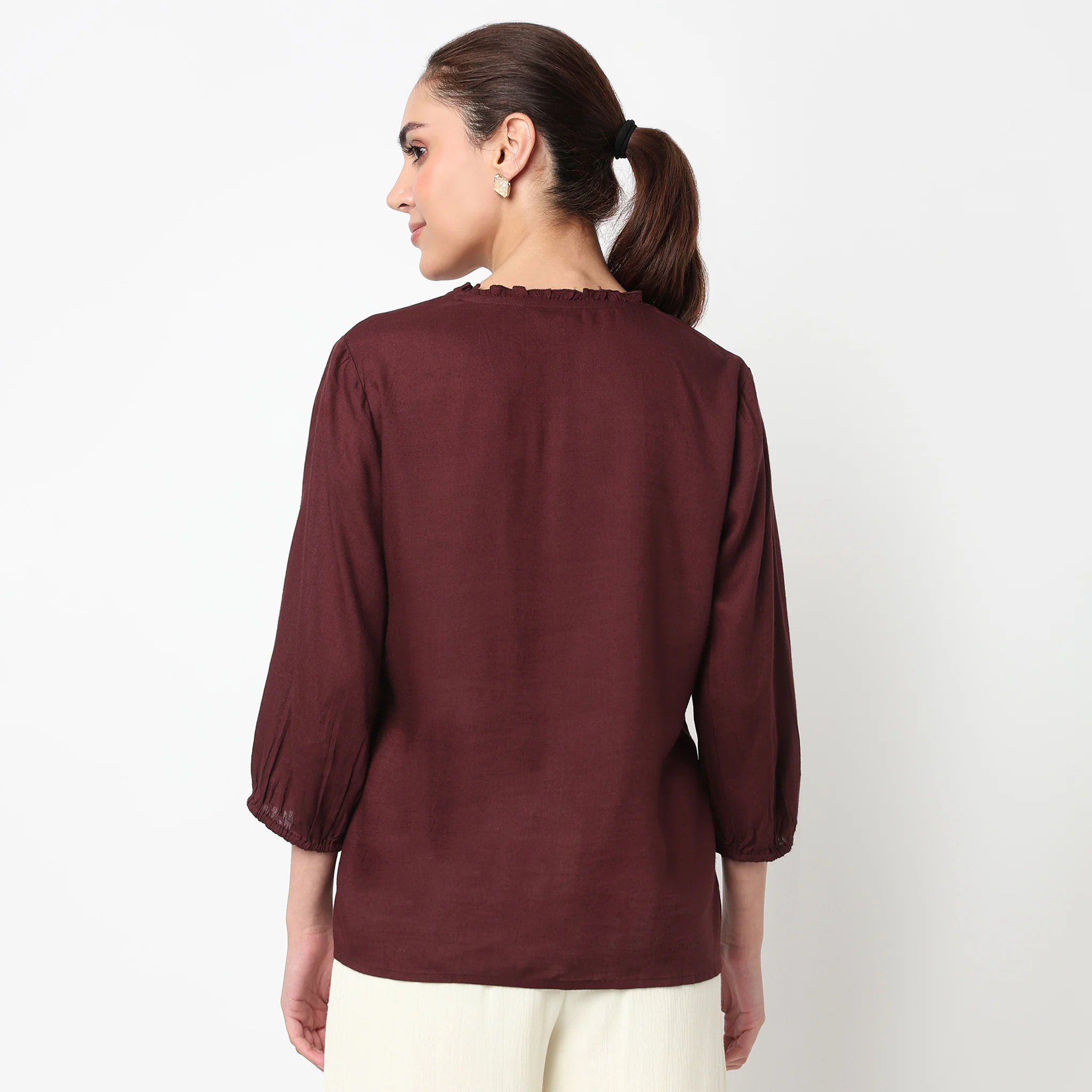 Embroidered Straight Top - Image 3