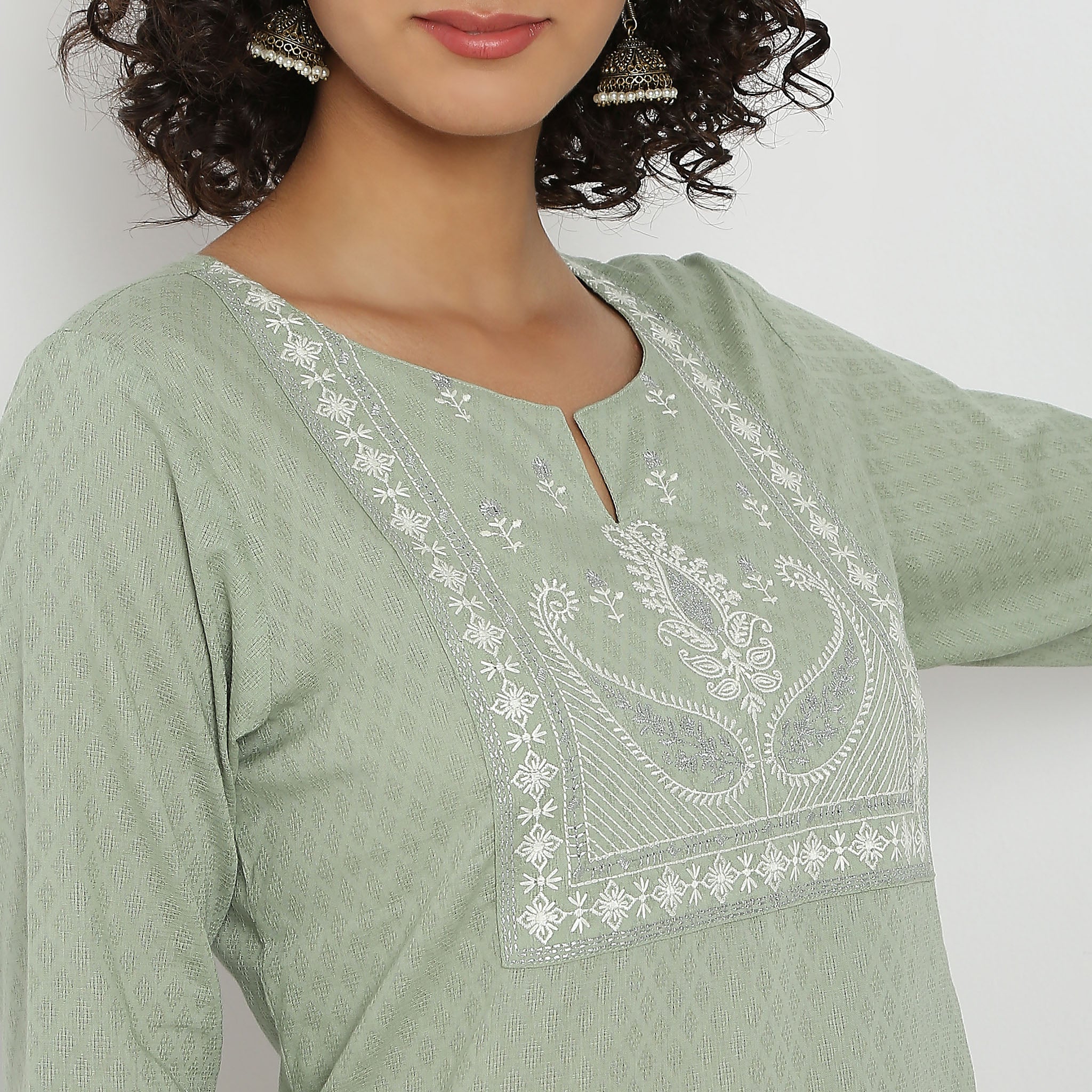 Embroidered Table Kurta - Image 4