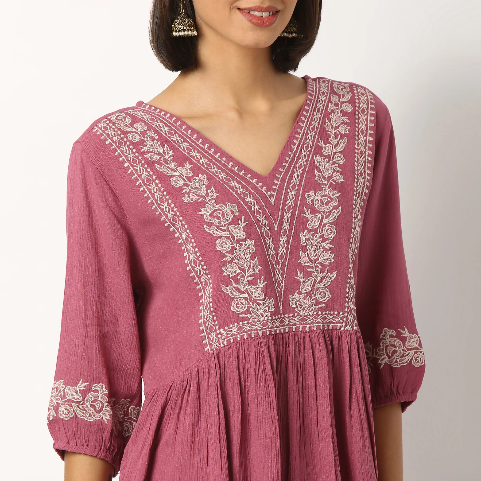 Flared V-Neck Top - Image 9