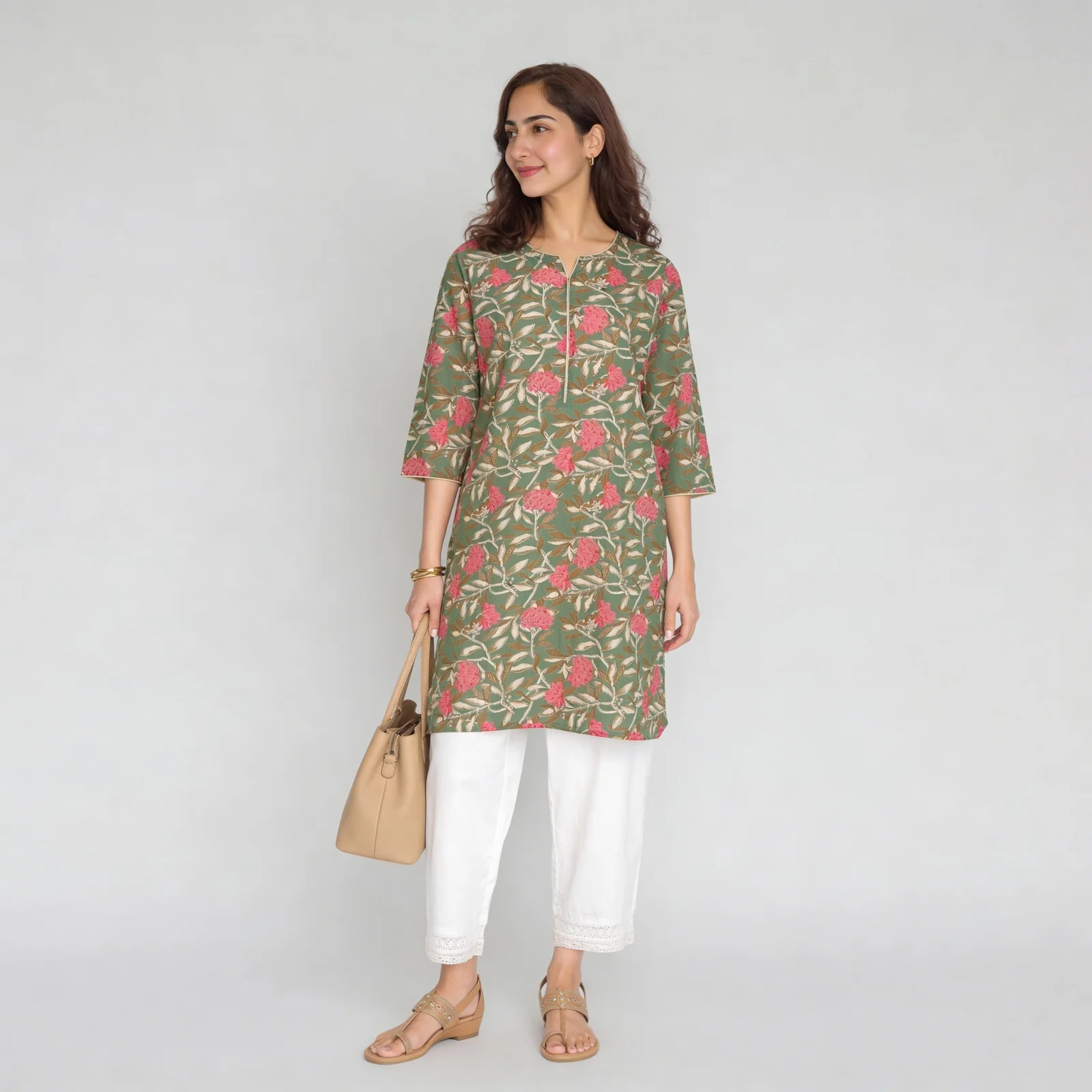 Cotton Printed Woven Kurta