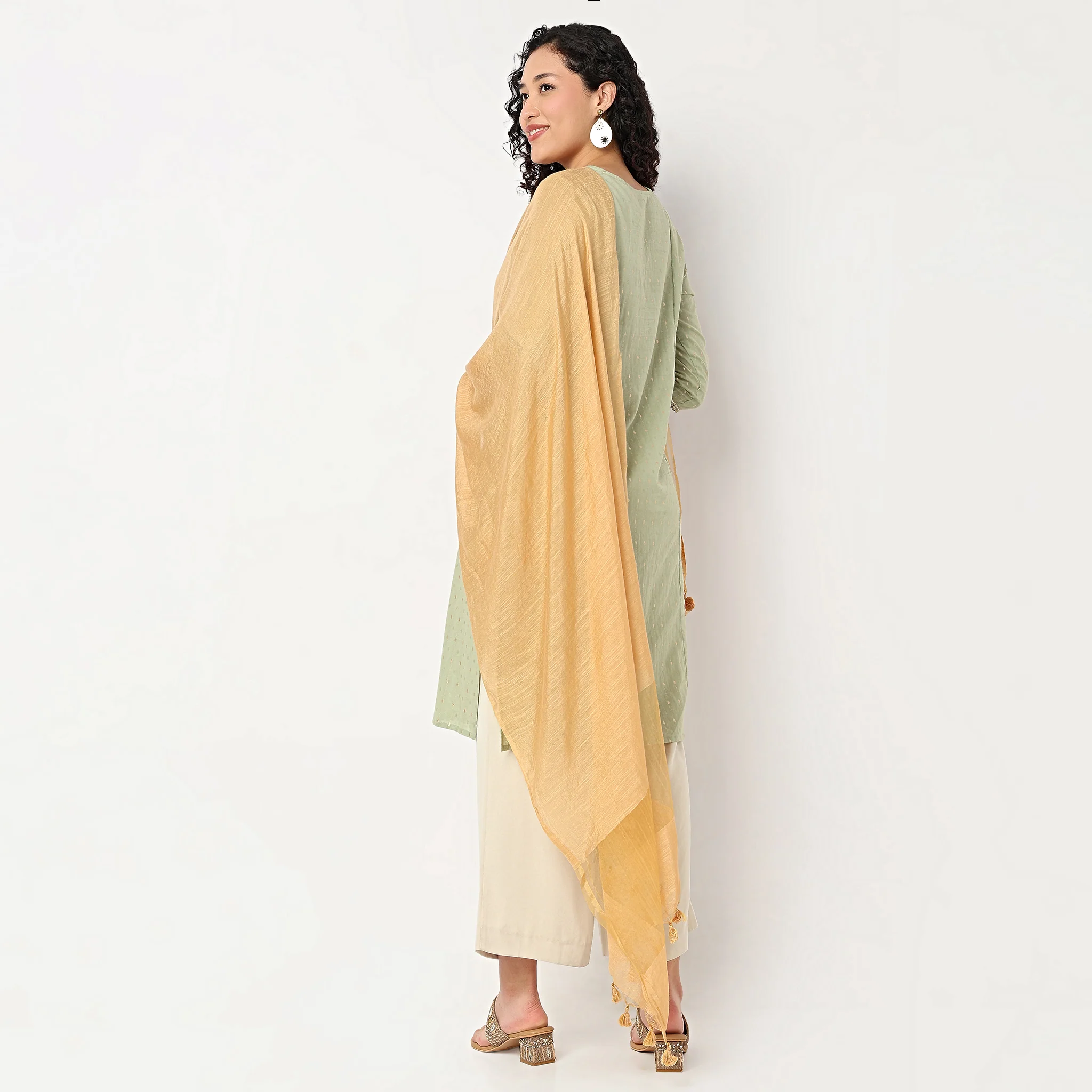 Fashion Solid Dupatta - Image 5