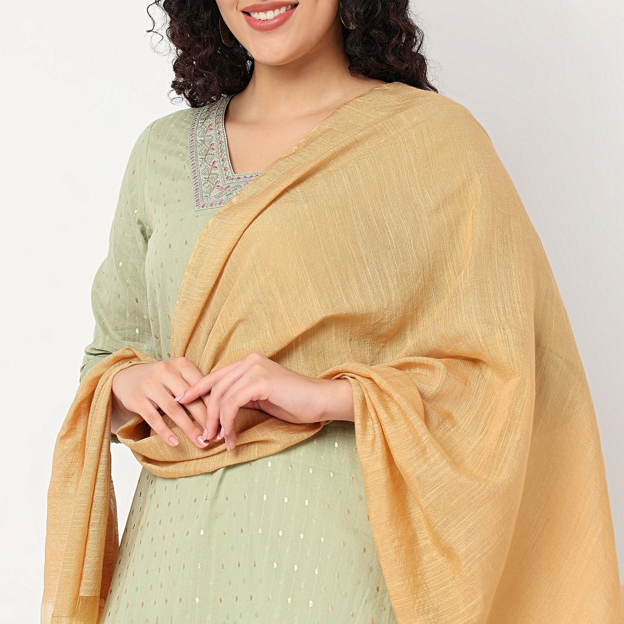Fashion Solid Dupatta - Image 6