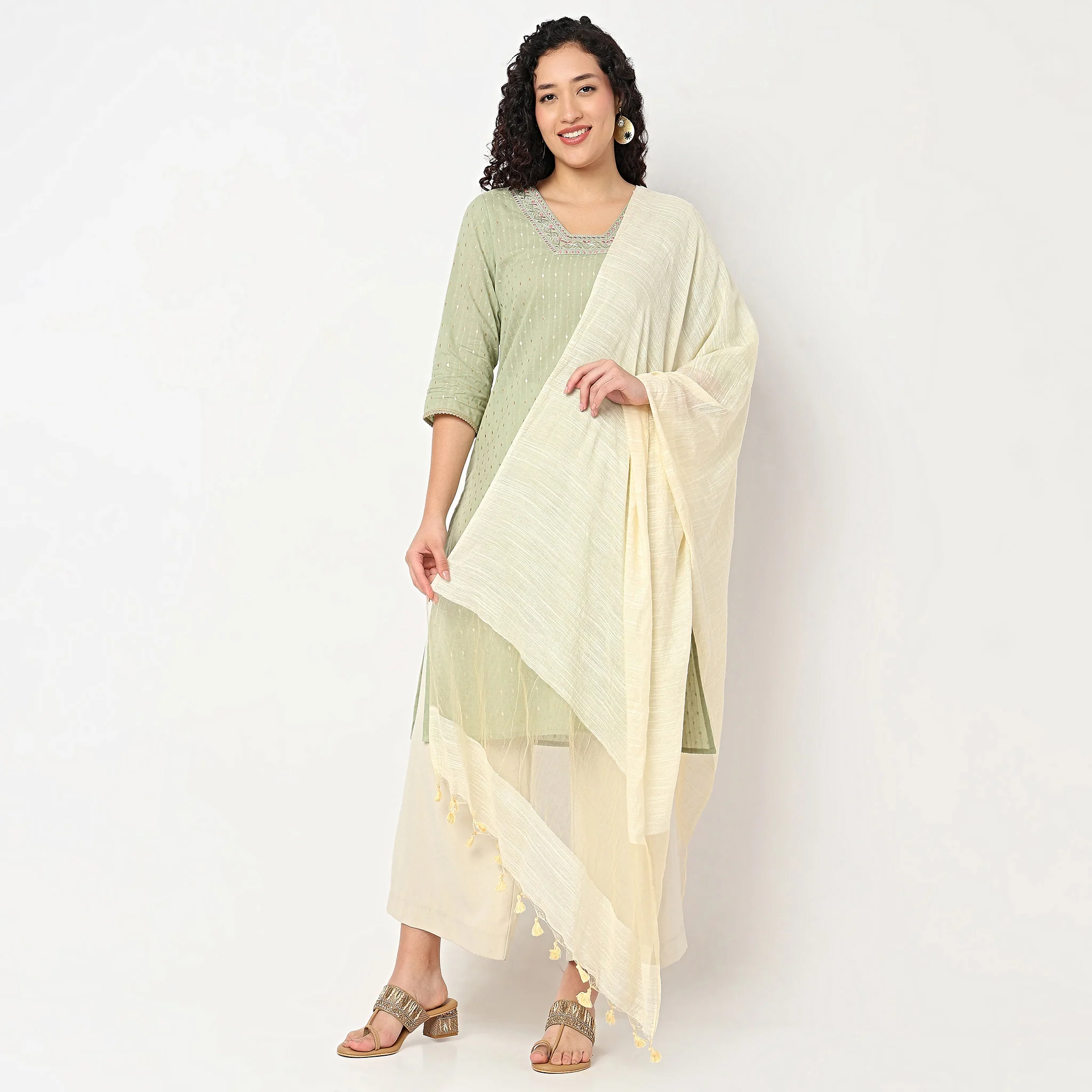 Fashion Solid Dupatta - Image 7