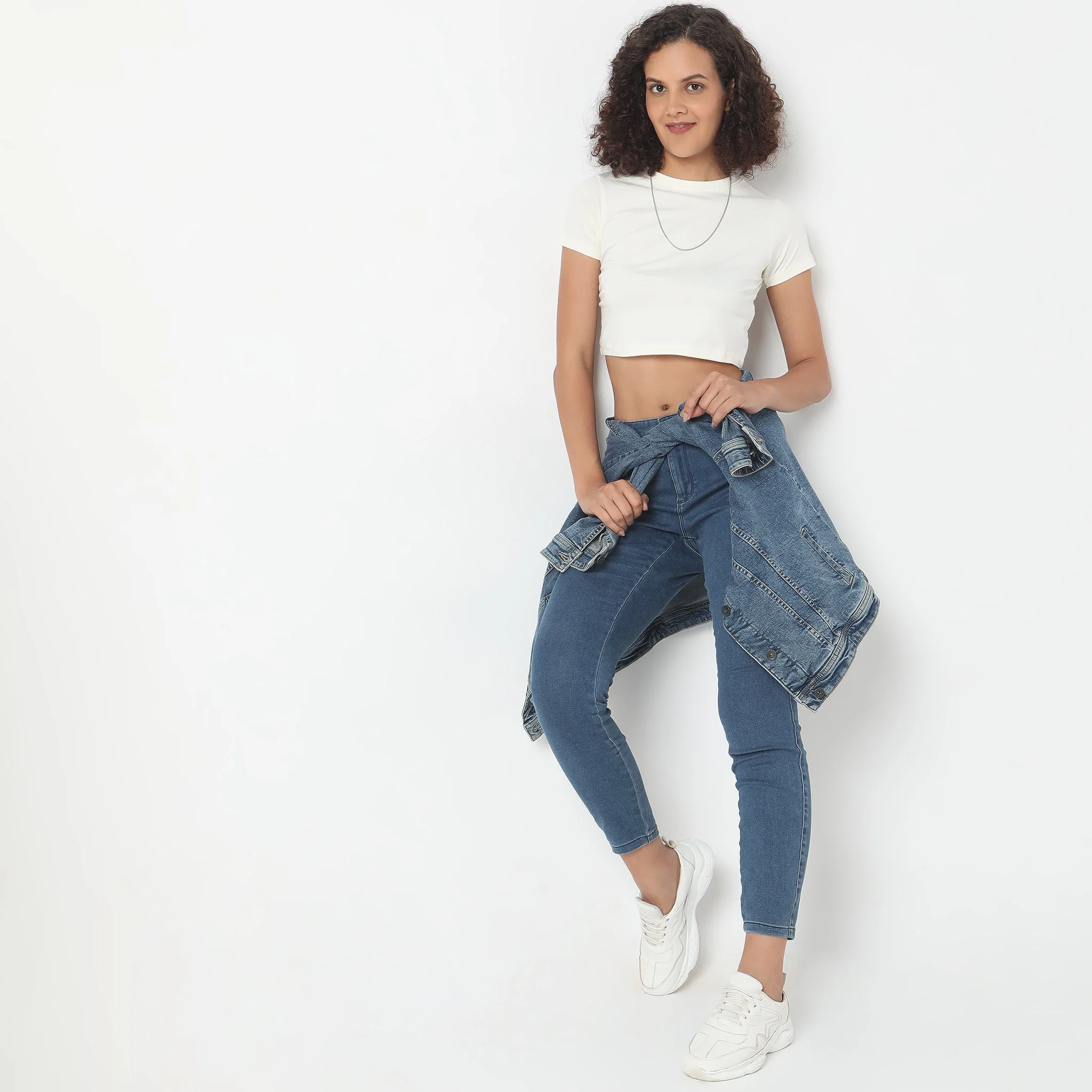 Fitted Solid T-Shirt - Image 12