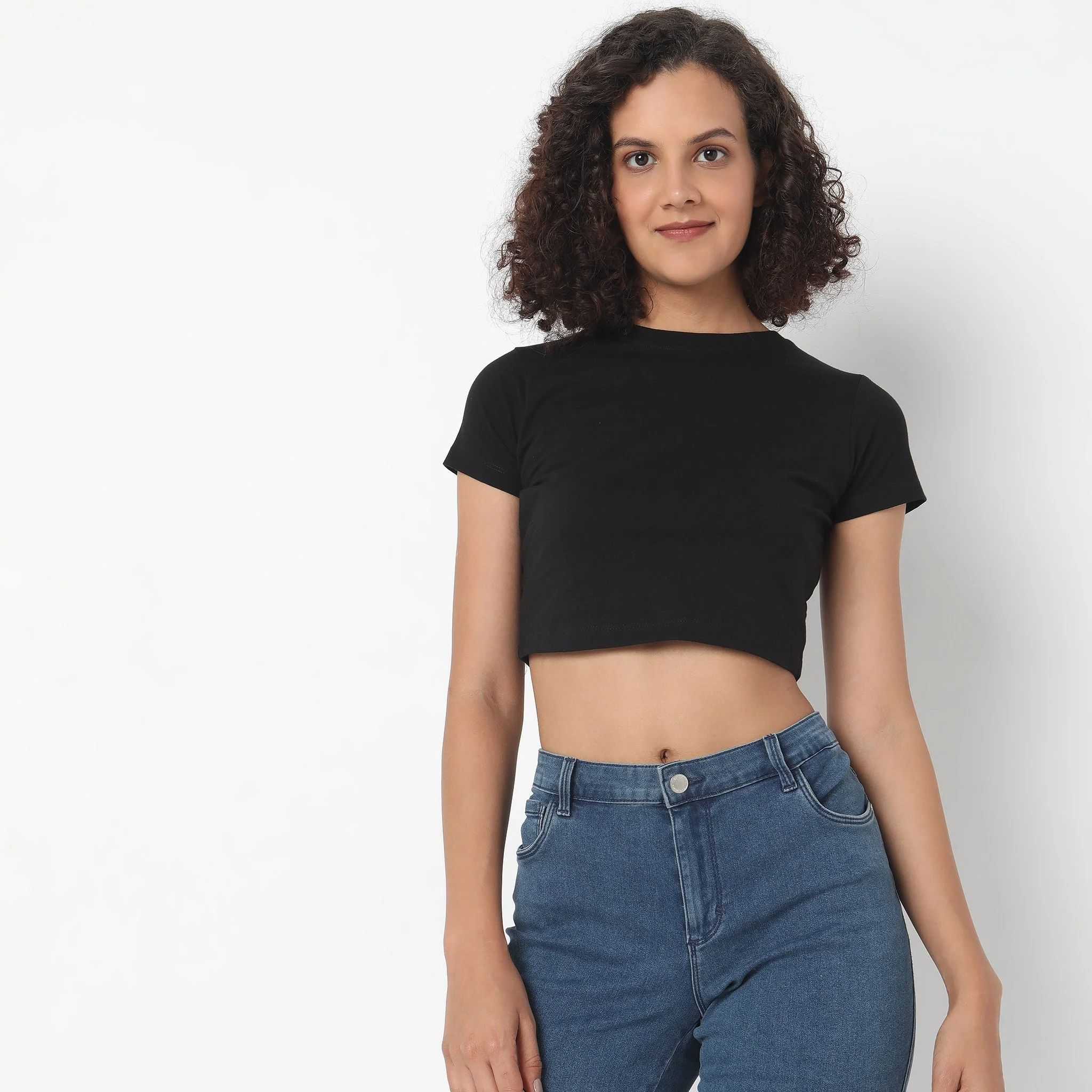 Fitted Solid T-Shirt - Image 8