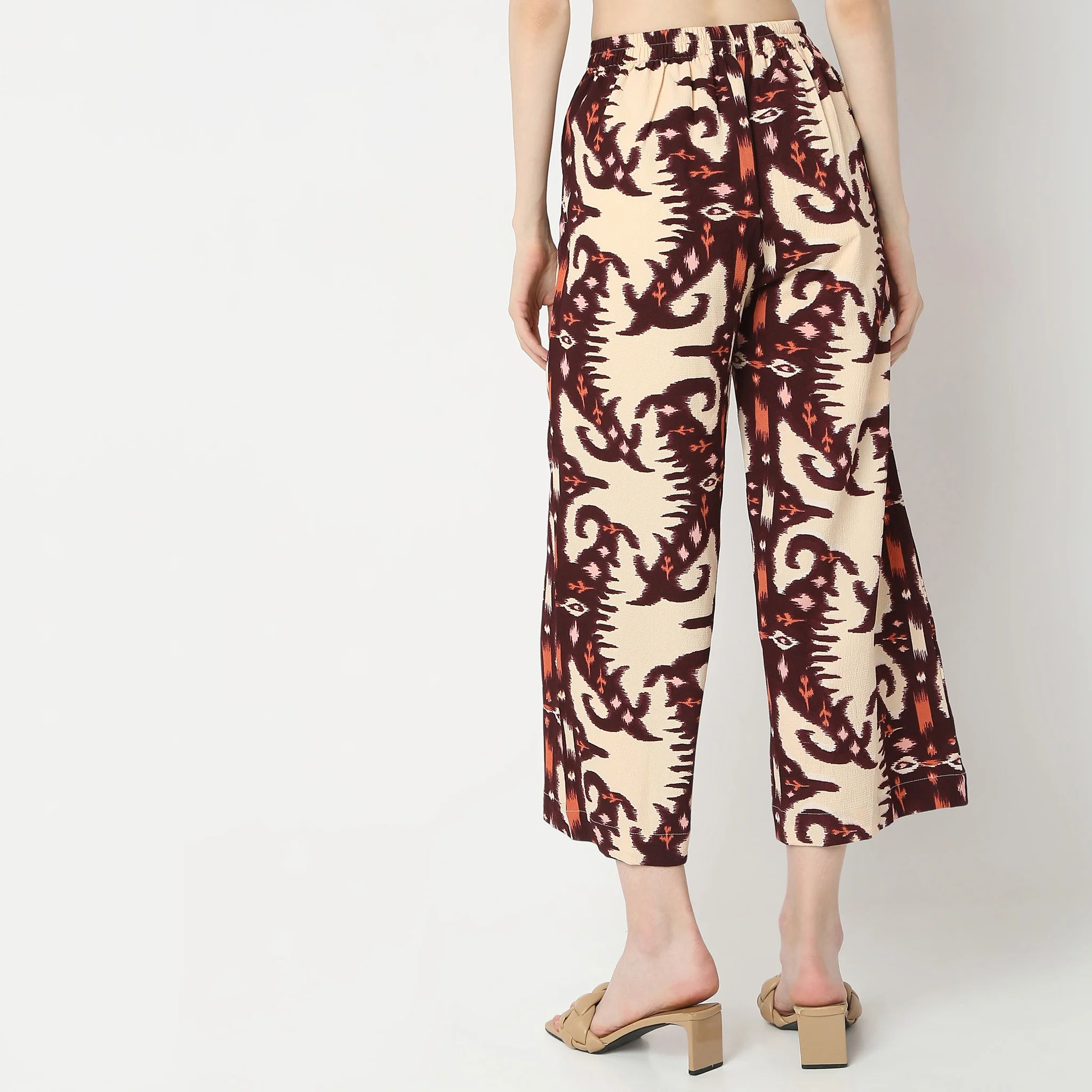 Flare Fit Ankle Length Culottes - Image 3
