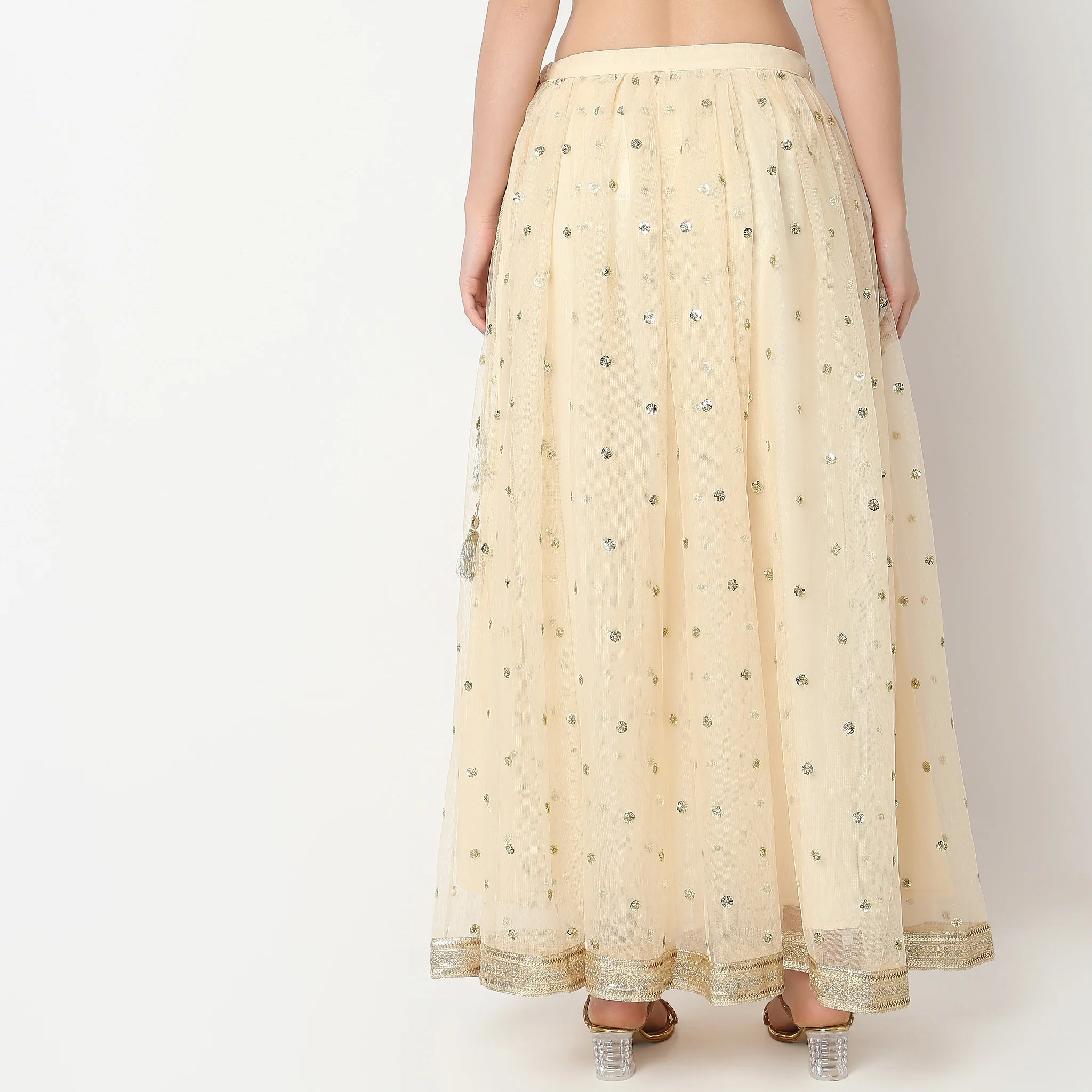 Flare Fit Embellished Skirt - Image 3
