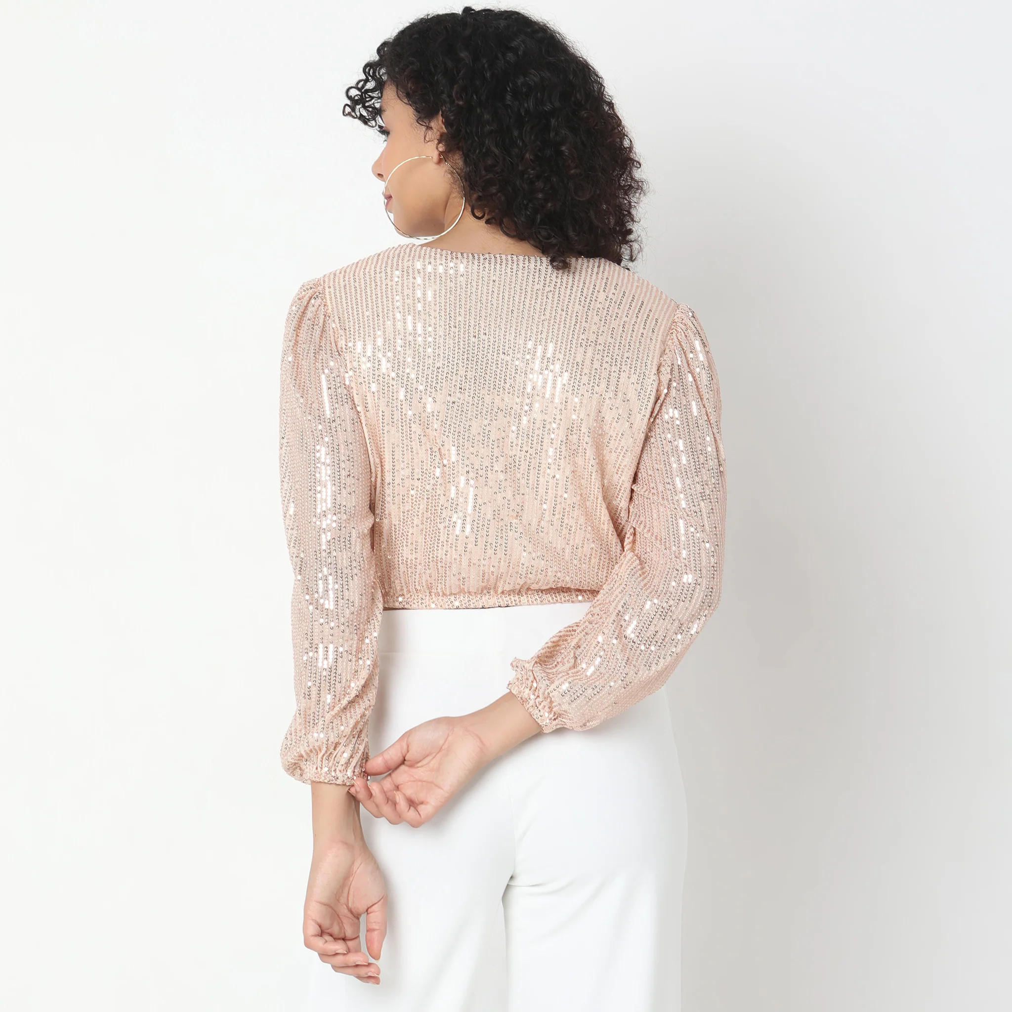 Flare Fit Embellished Top - Image 3