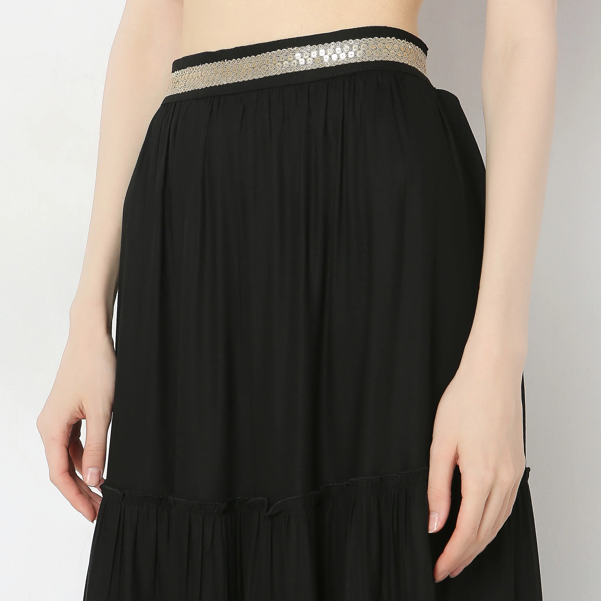Flare Fit High Rise Skirt - Image 4
