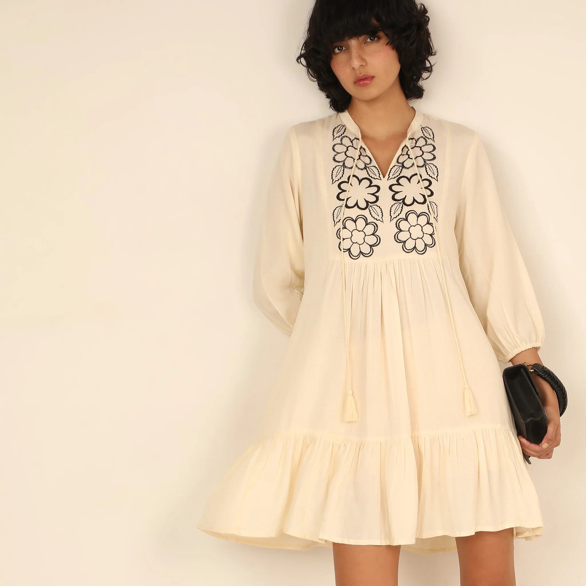 Flare Fit Printed Dress - Image 2