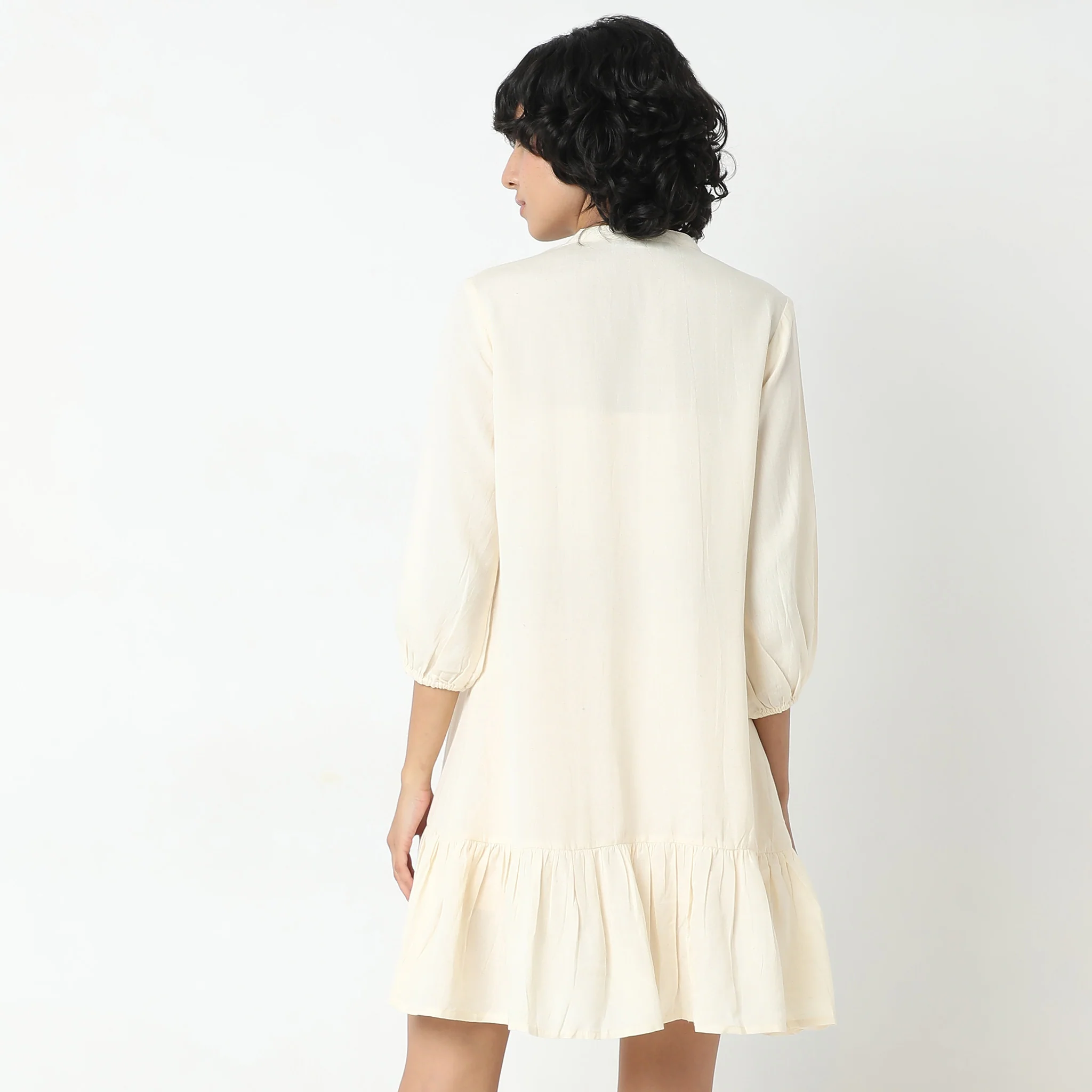 Flare Fit Printed Dress - Image 3