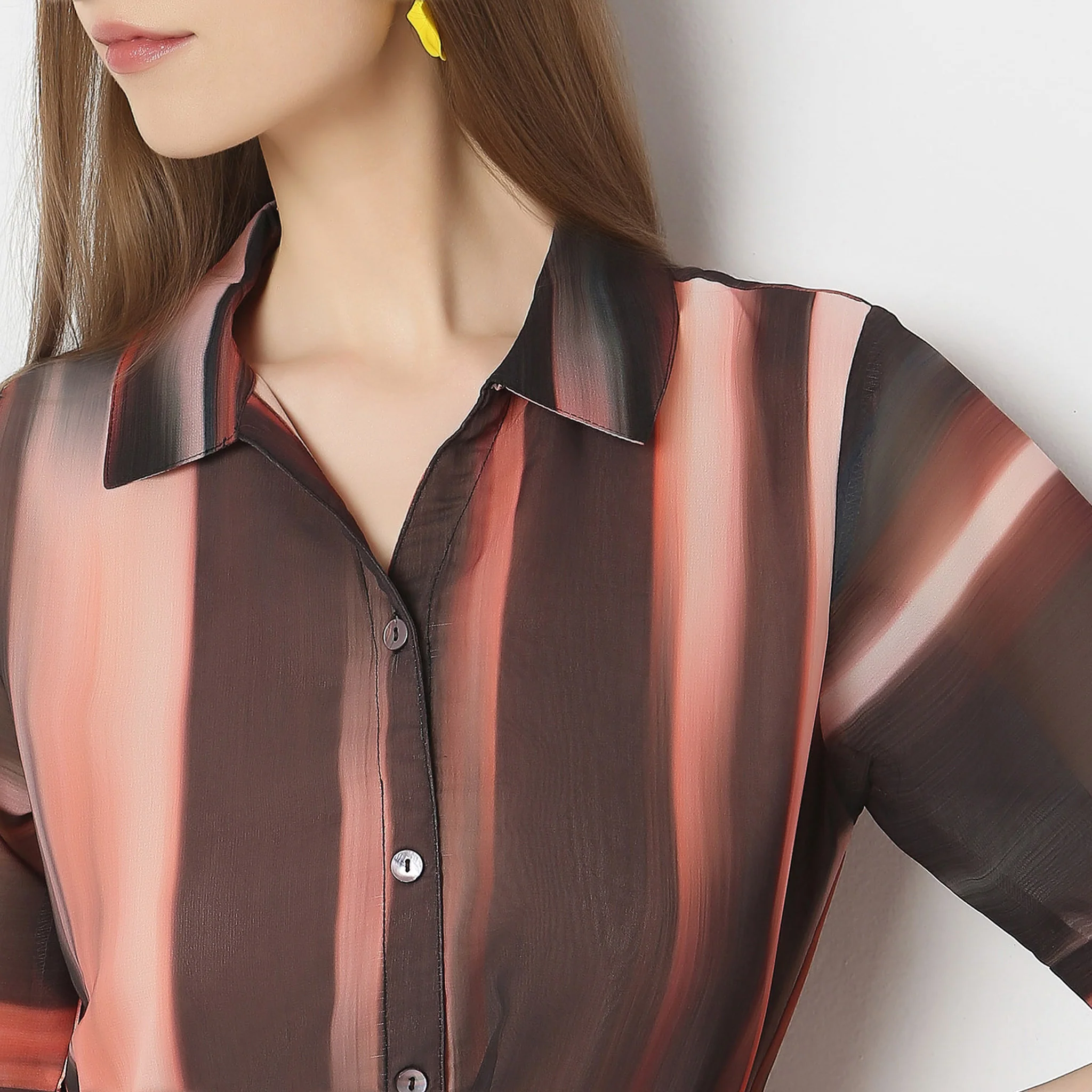 Flare Fit Printed Dress - Image 4