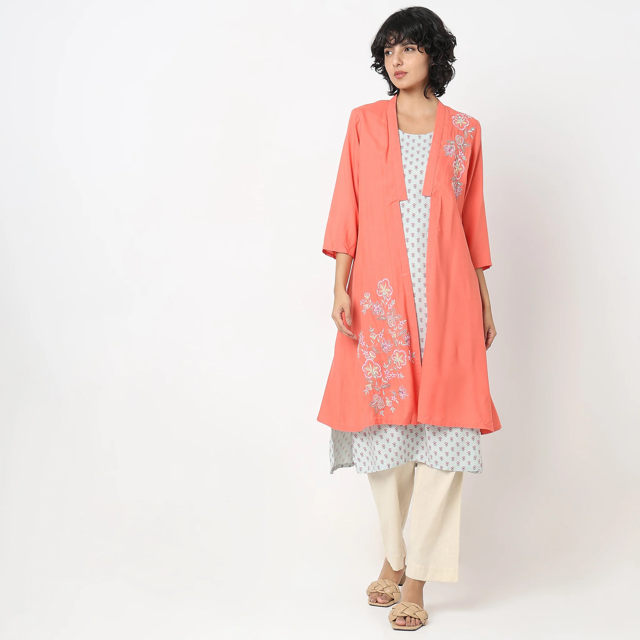 Flare Fit Printed Dress - Image 2