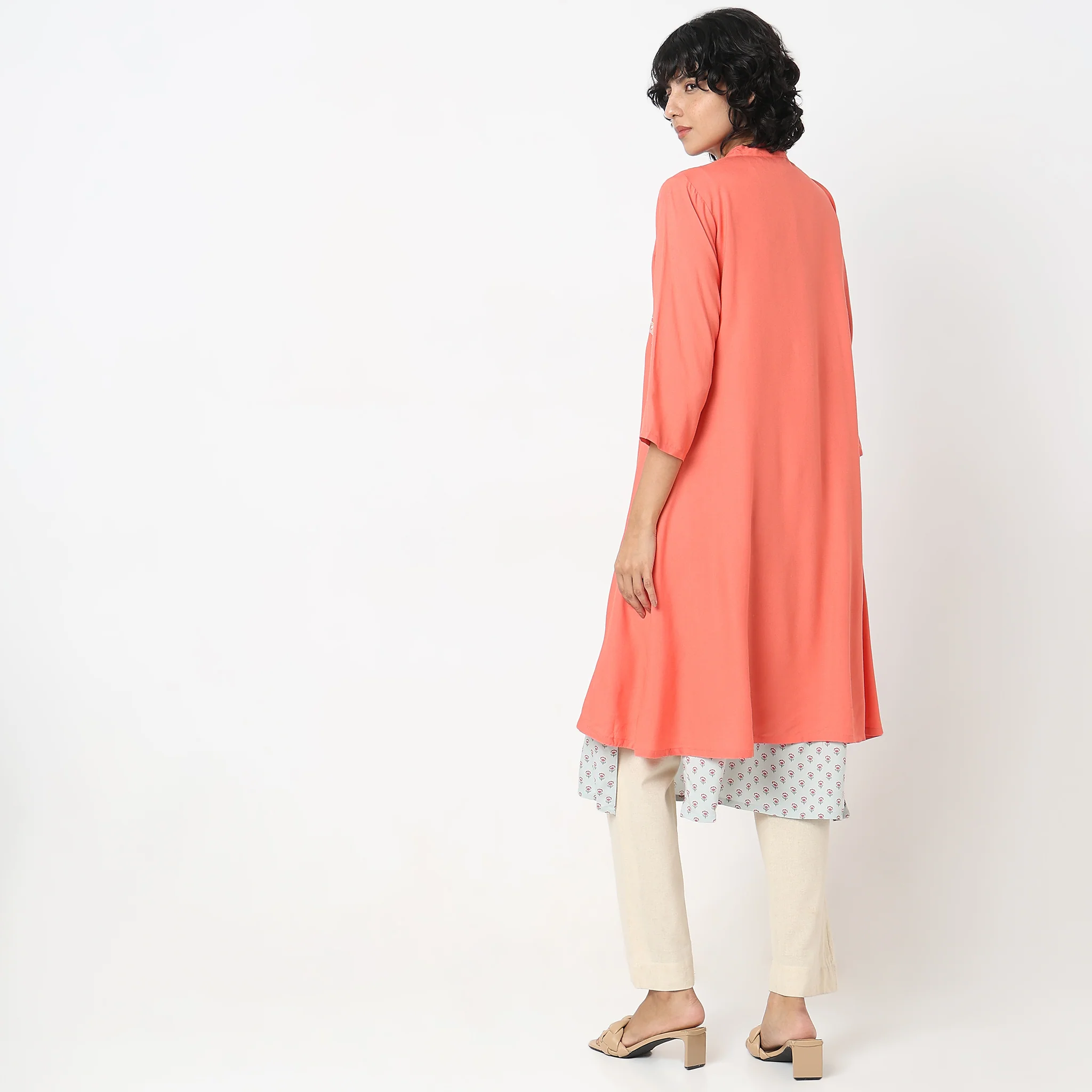 Flare Fit Printed Dress - Image 3