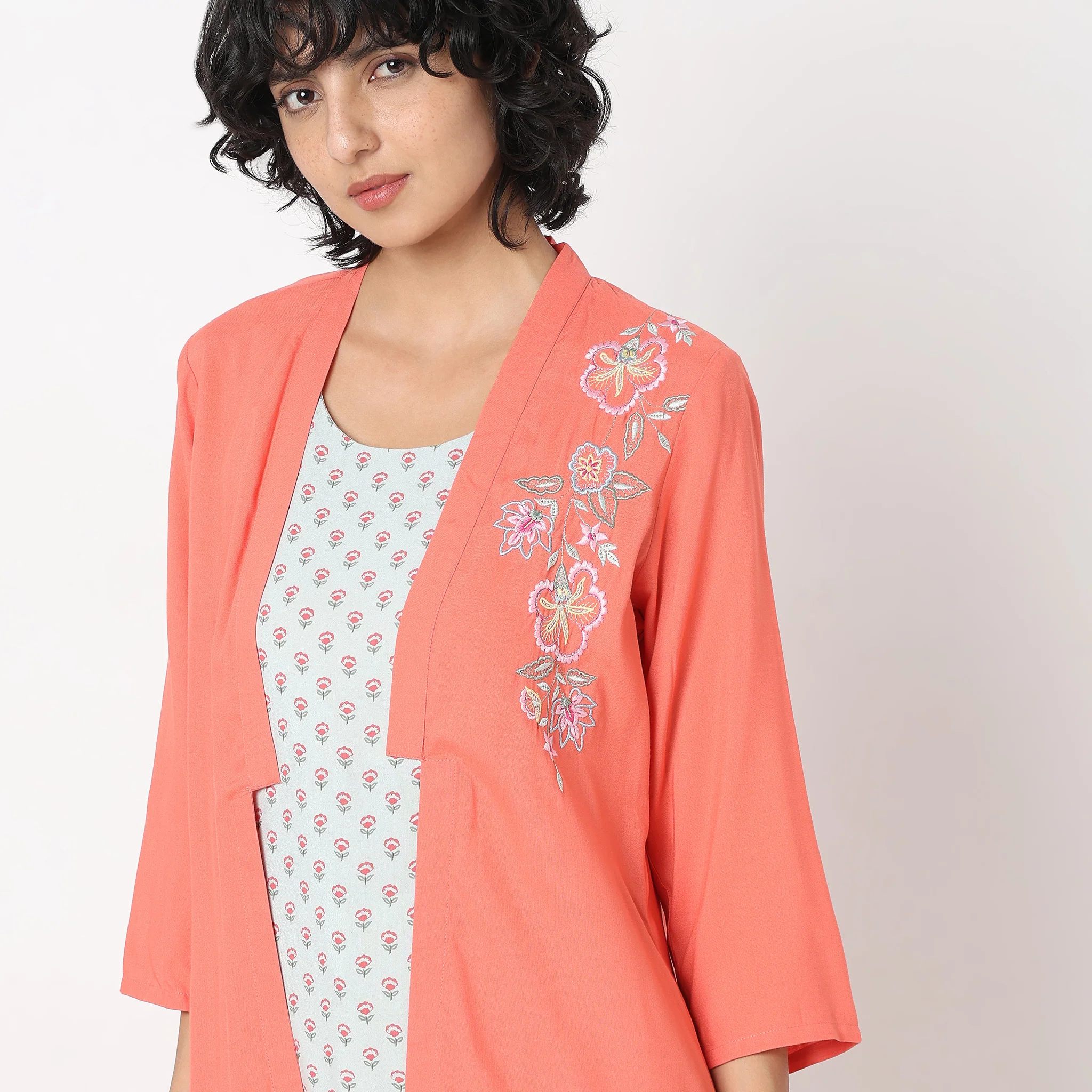 Flare Fit Printed Dress - Image 4